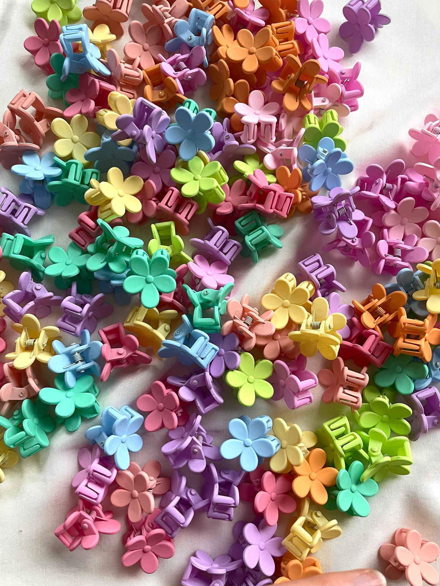 Haarspange Mini Blumen Bunt