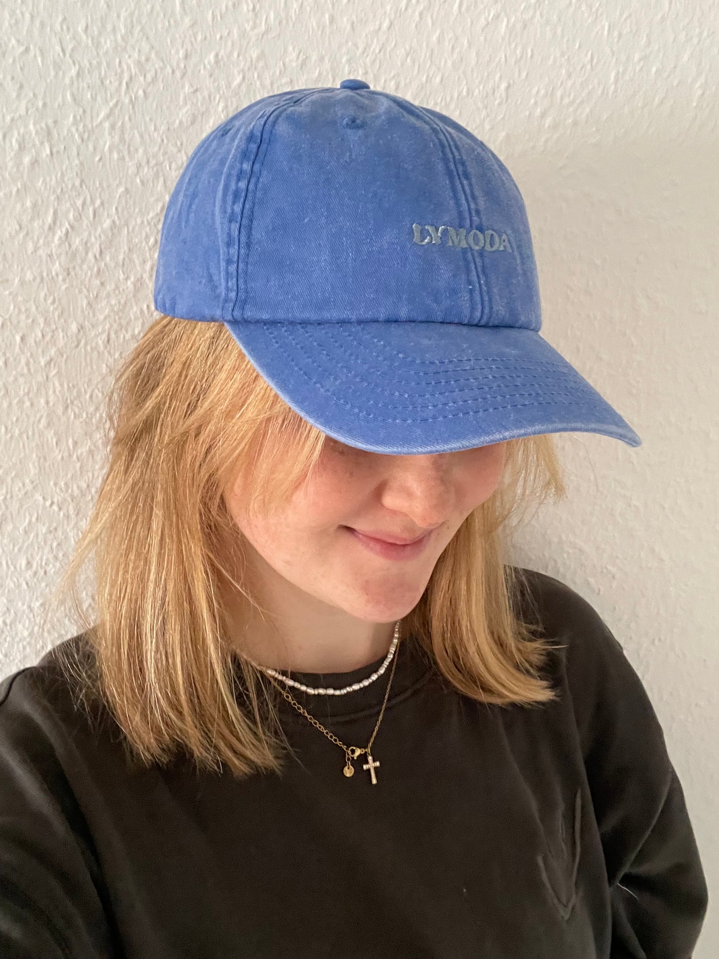 Vintage Cap - Lymoda Blau