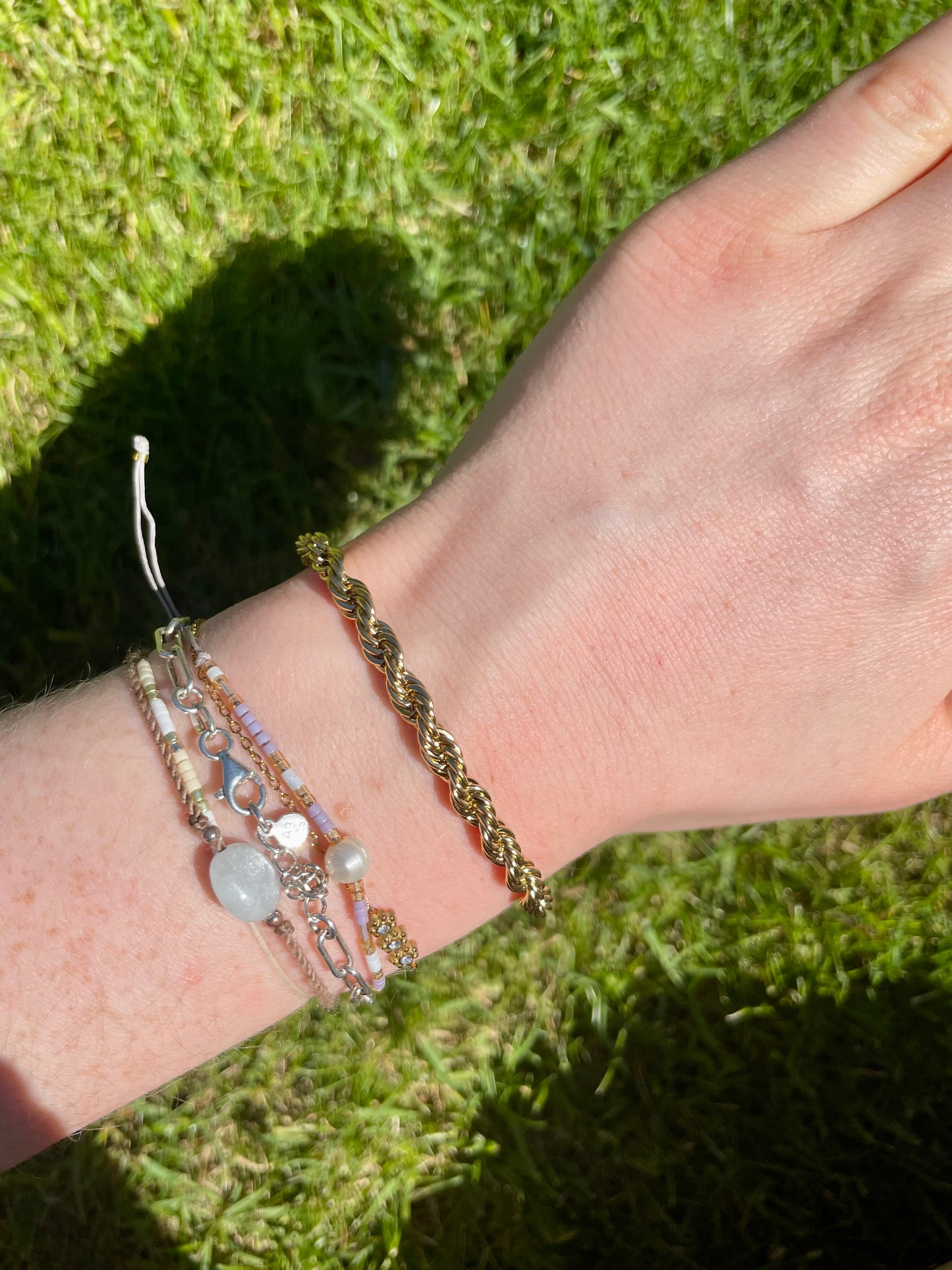 Edelstahl Armband Twist