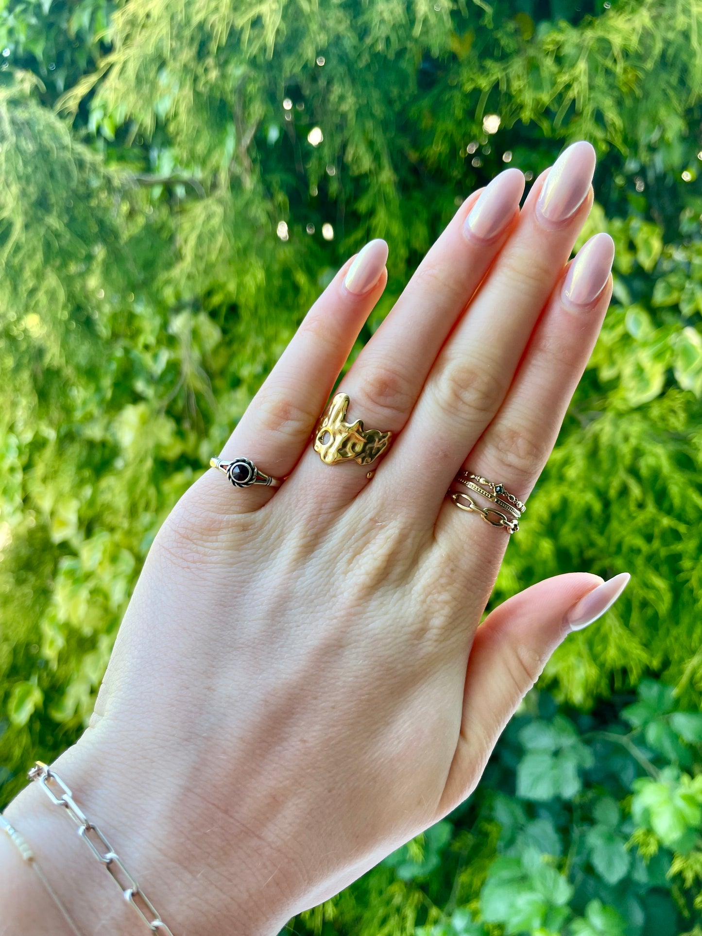 Edelstahl Ring Smash