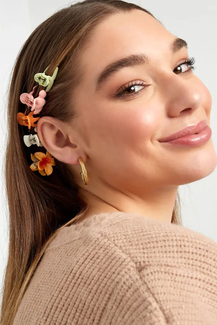 Haarspange Mini Blumen Hawaii 🌺