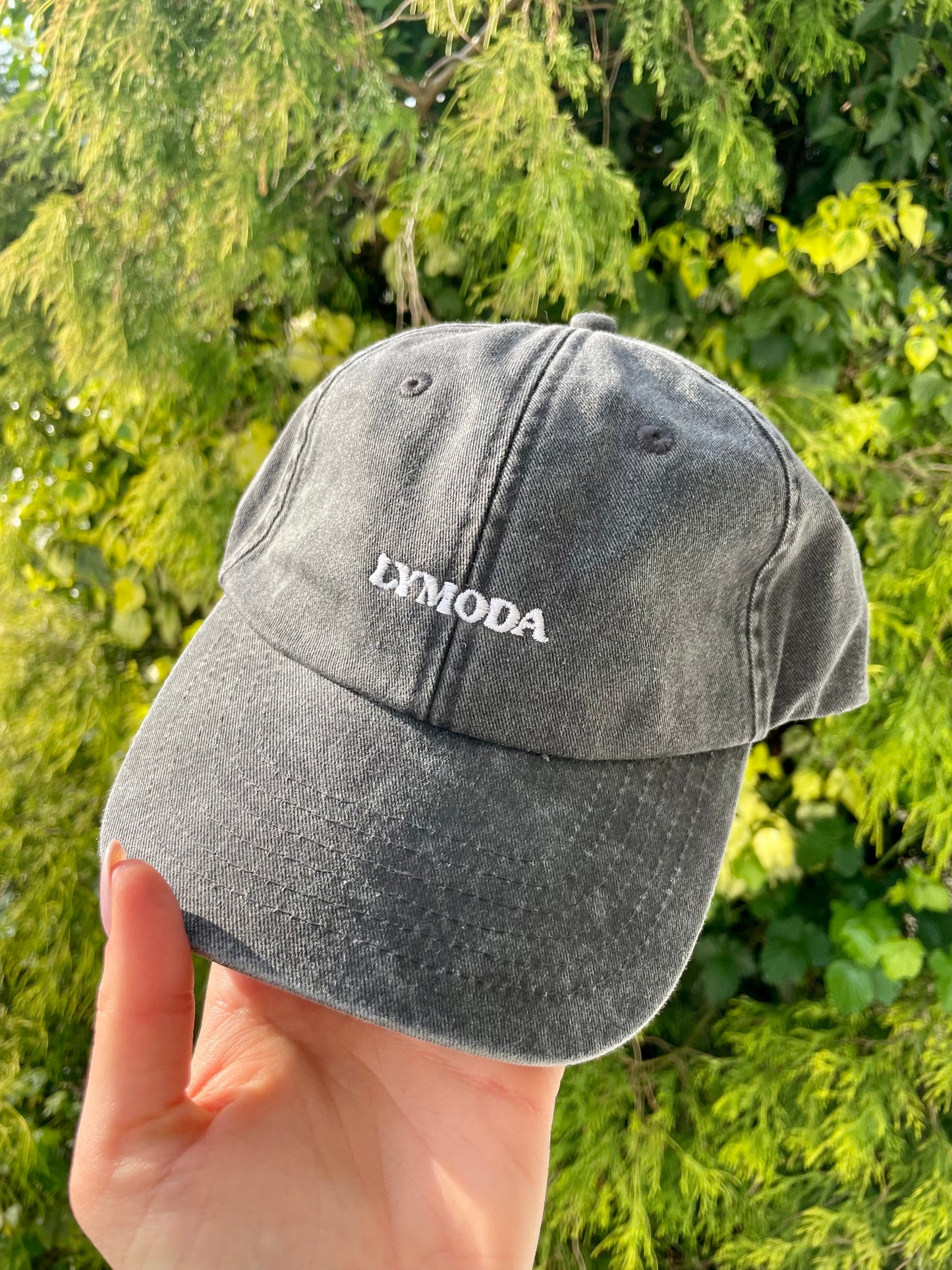 Vintage Cap - Lymoda Schwarz Weiß