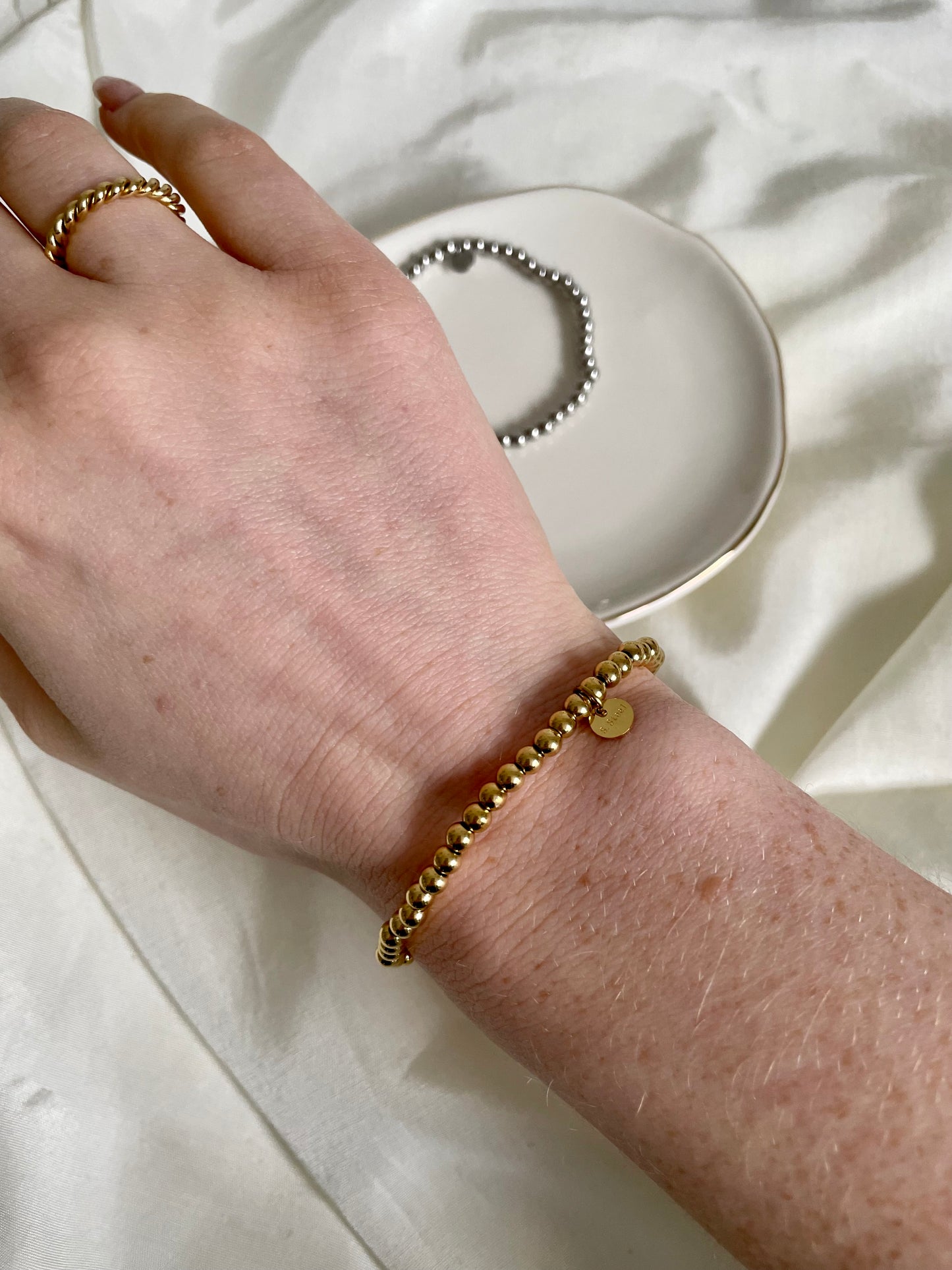 Edelstahl Armband Pearl