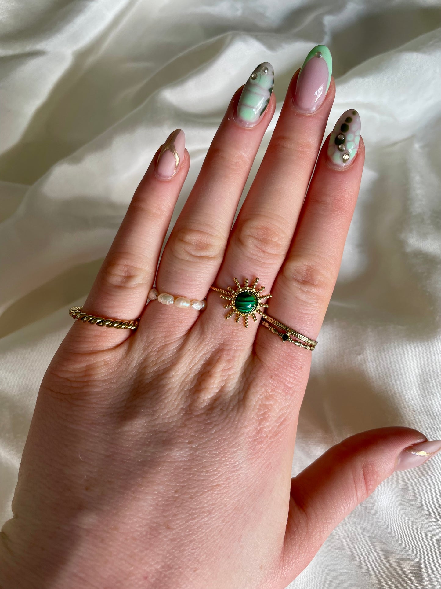 Edelstahl Ring Solar