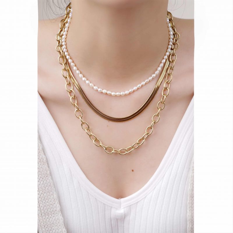 Edelstahl Kette Snake