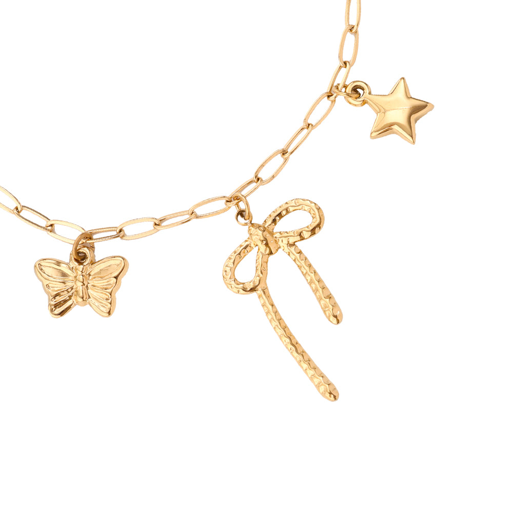 Edelstahl Armband Bowtie