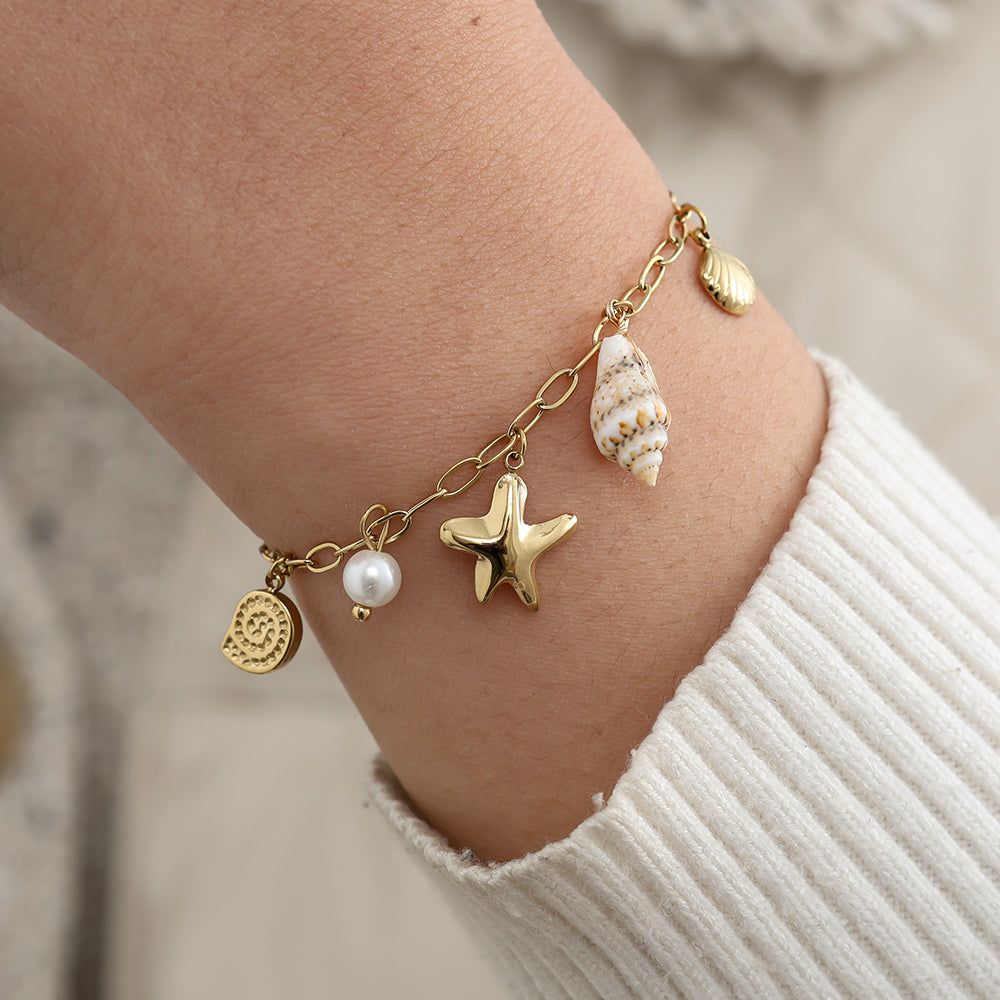Edelstahl Armband Sea