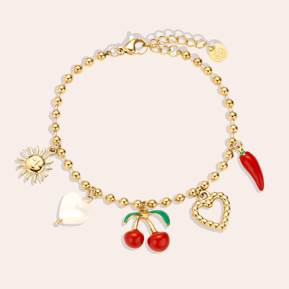Edelstahl Kette Cherry Hearth