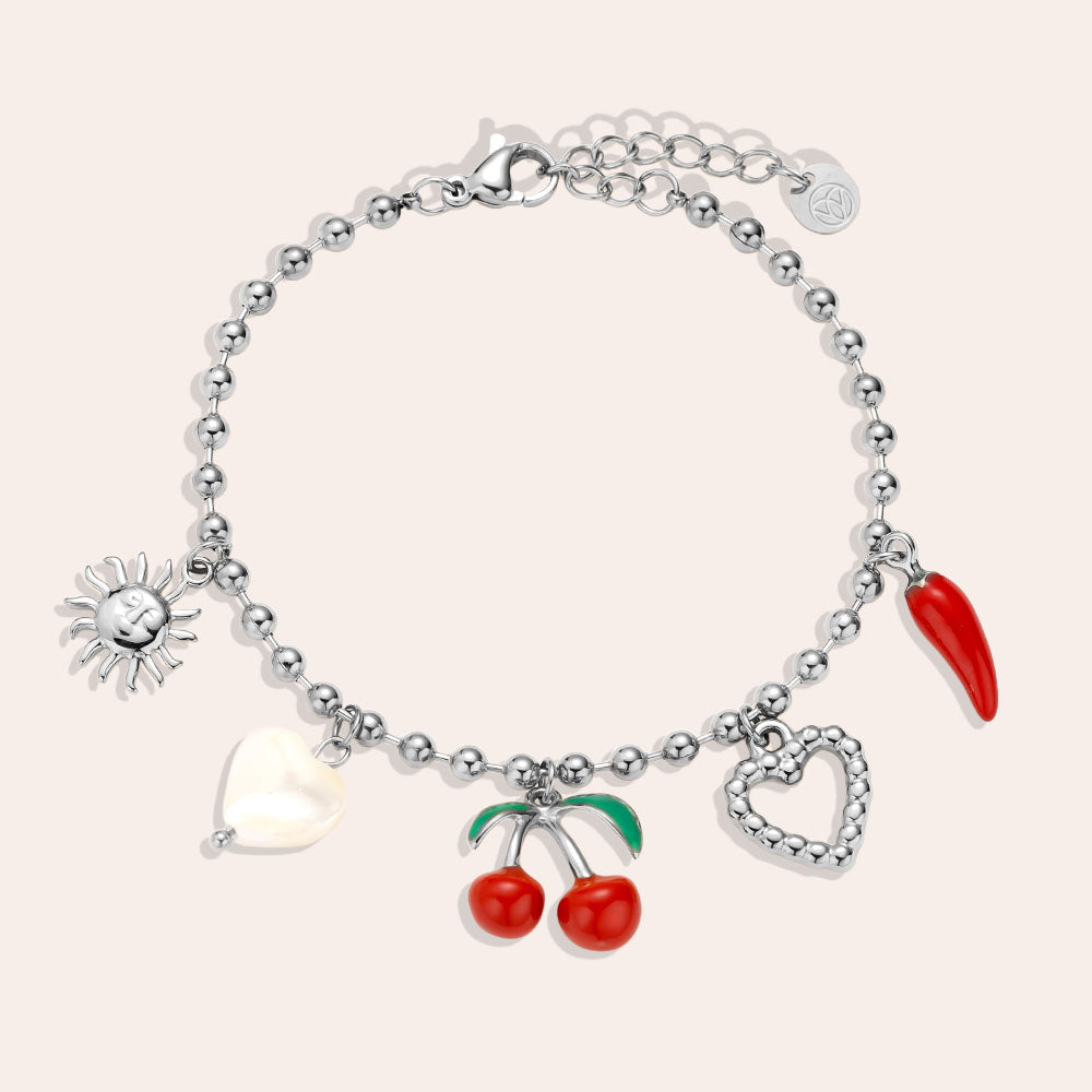 Edelstahl Kette Cherry Hearth