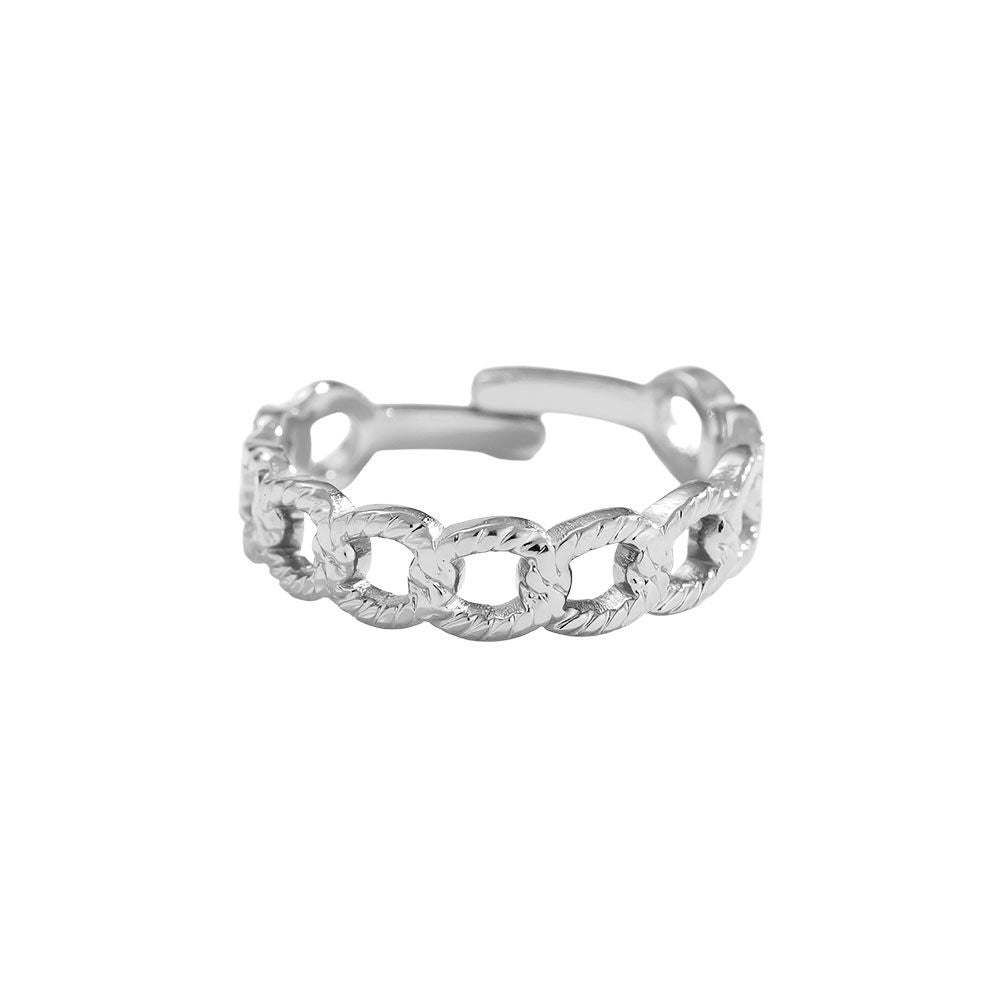 Edelstahl Ring Chain