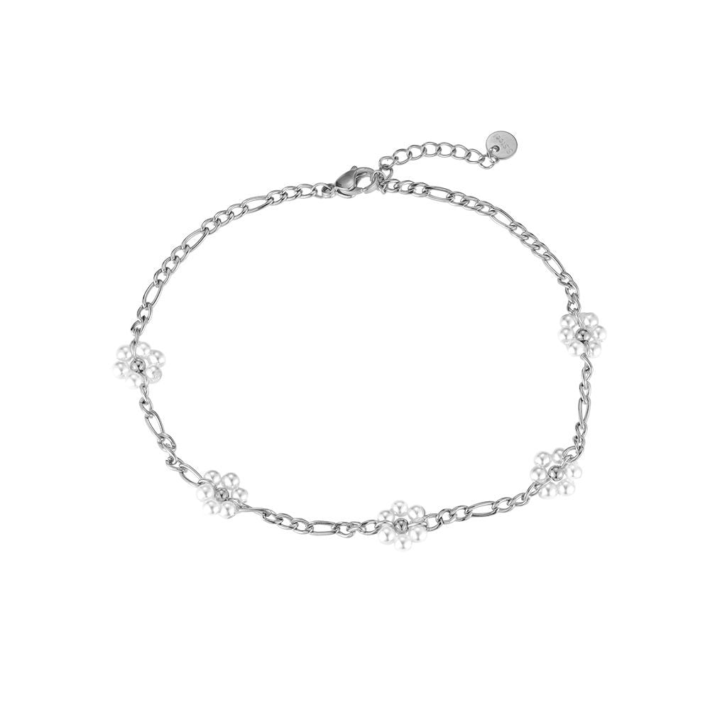Edelstahl Fußkettchen Daisy small Chain
