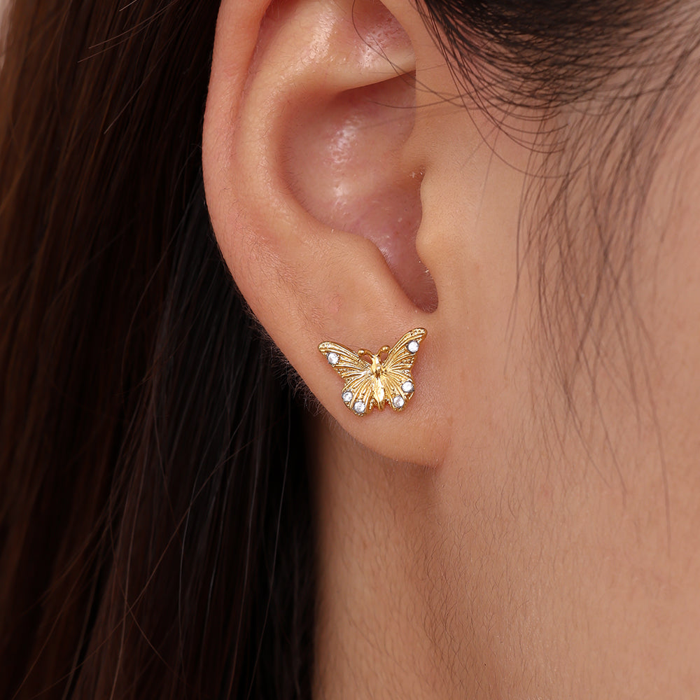 Edelstahl Piercing Schmetterling