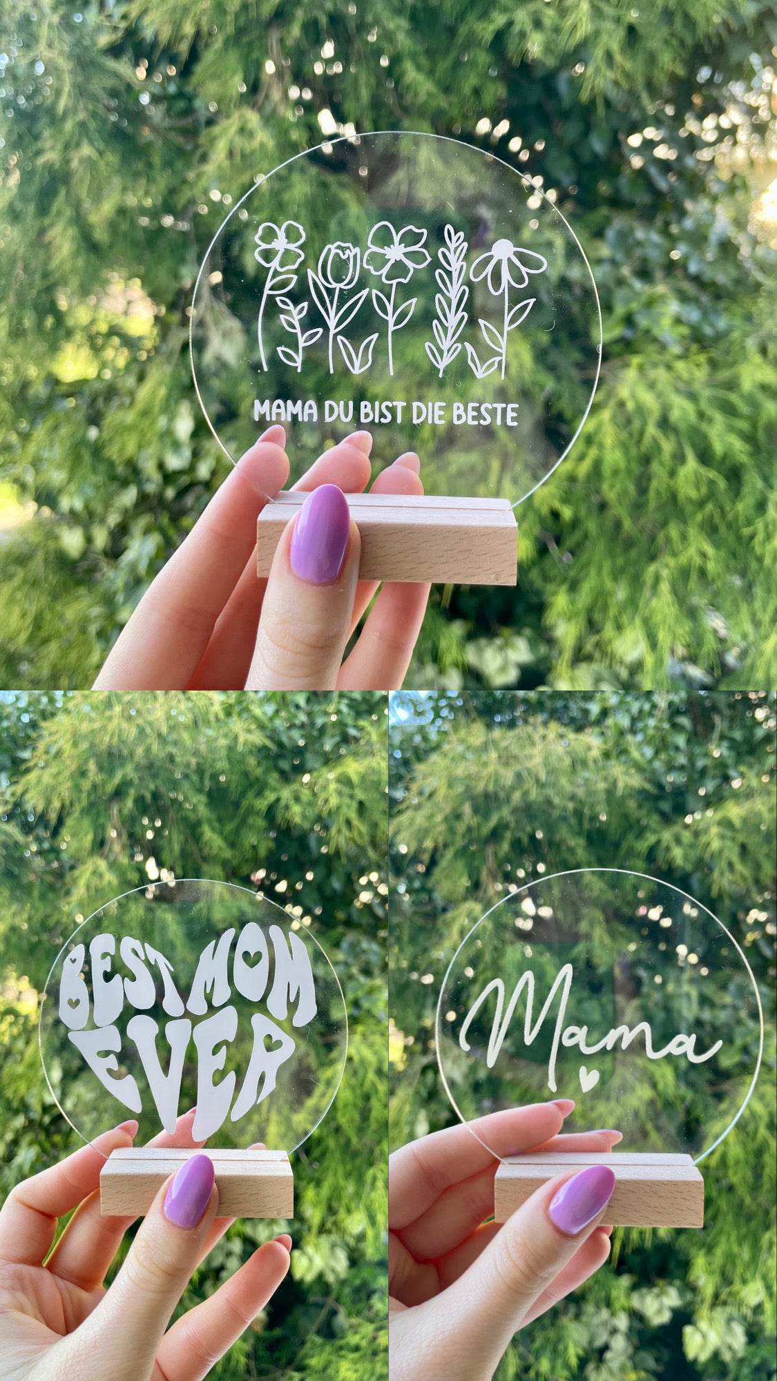 Muttertags-Geschenk Schild Aufsteller
