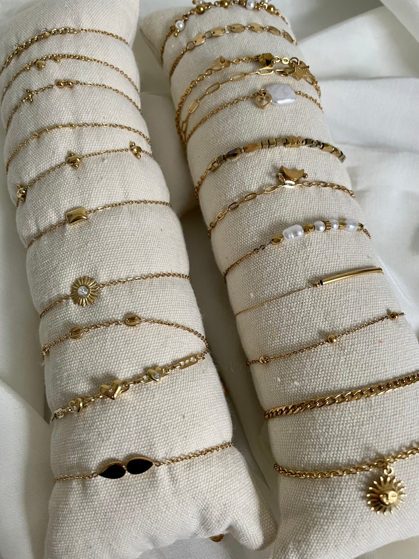 Edelstahl Armband Mixed Gold