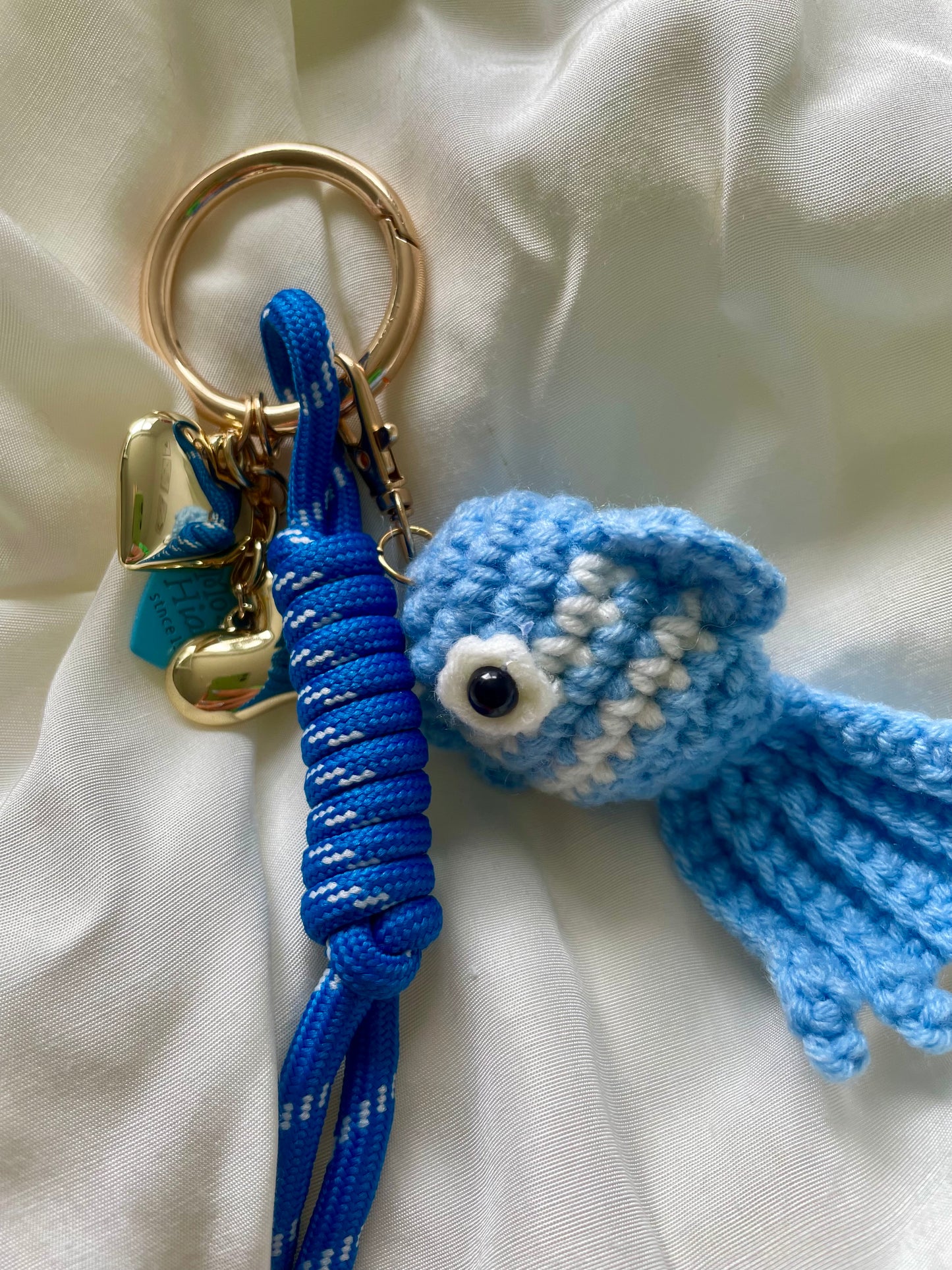 Keychain Taschenanhänger Blue Fish
