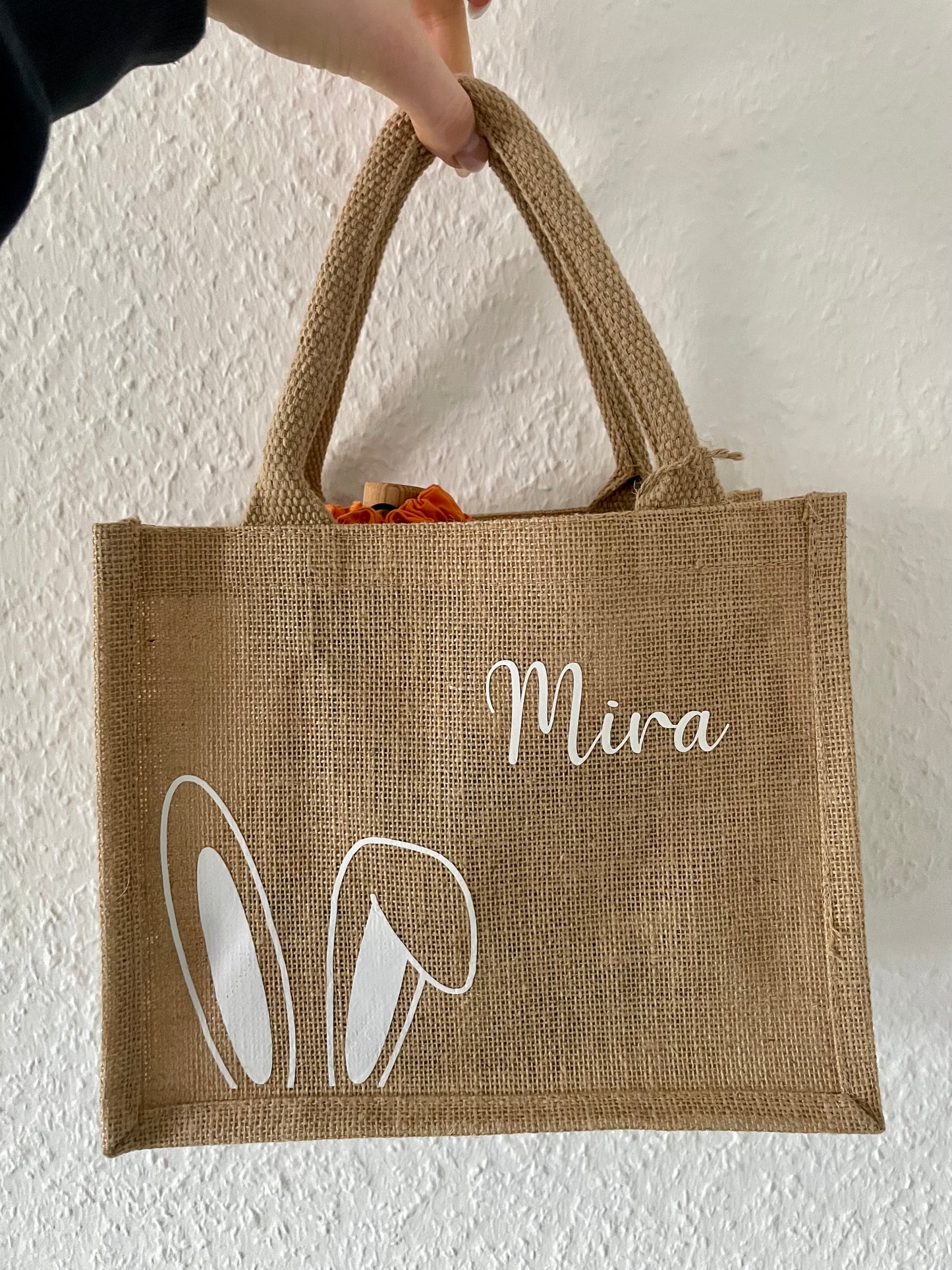 Jutetasche personalisierbar