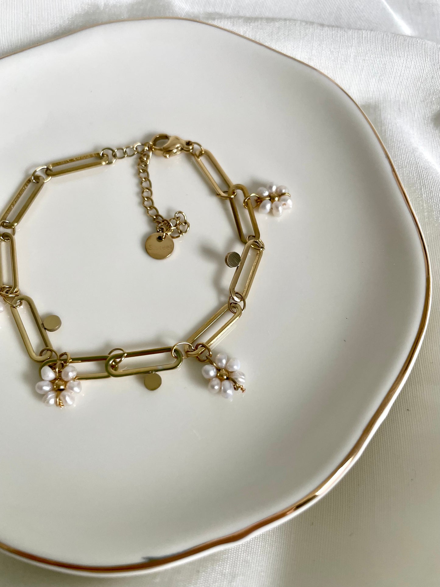 Edelstahl Armband Daisy
