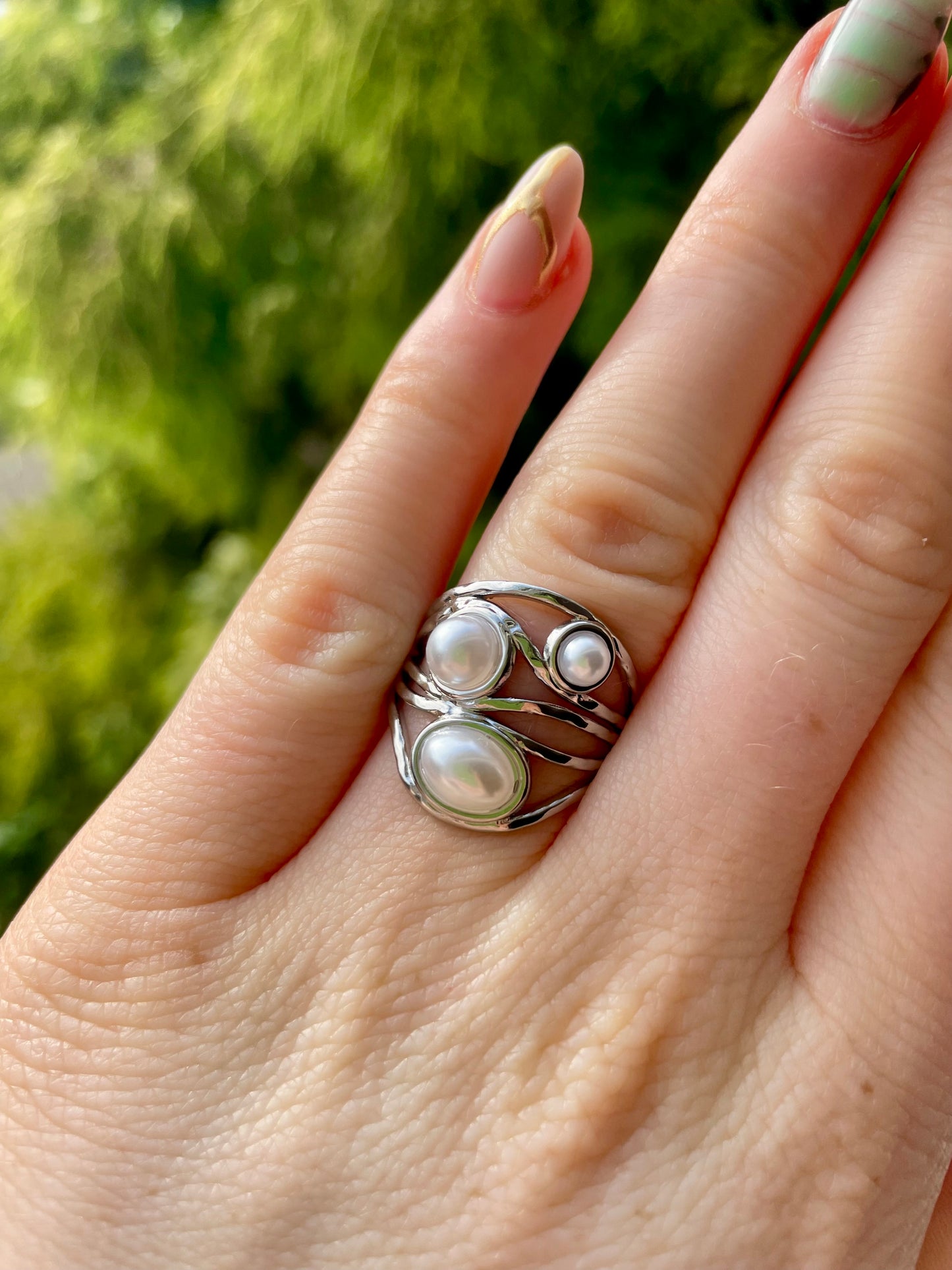 Edelstahl Ring Sky