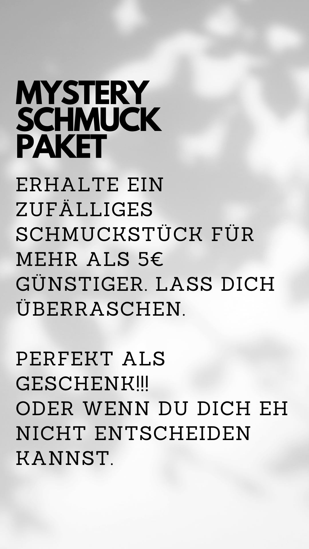 Schmuck Mystery Paket