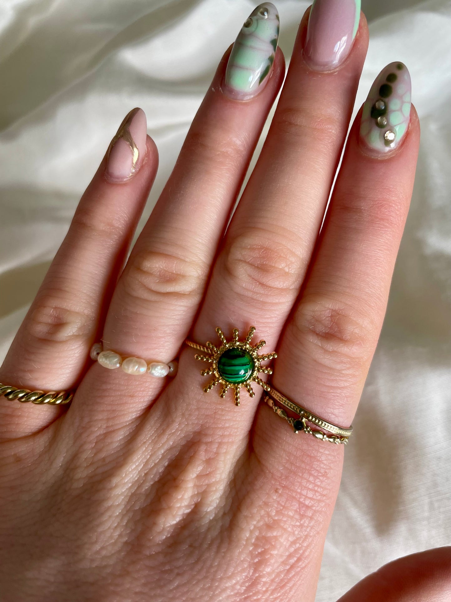 Edelstahl Ring Solar