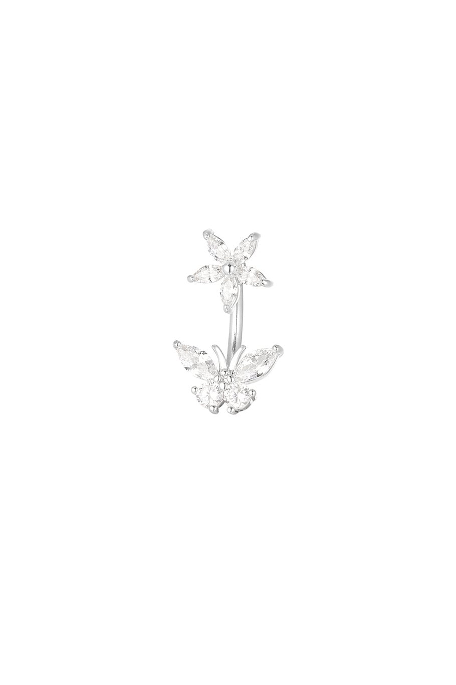 Bauchnabelpiercing Schmetterling
