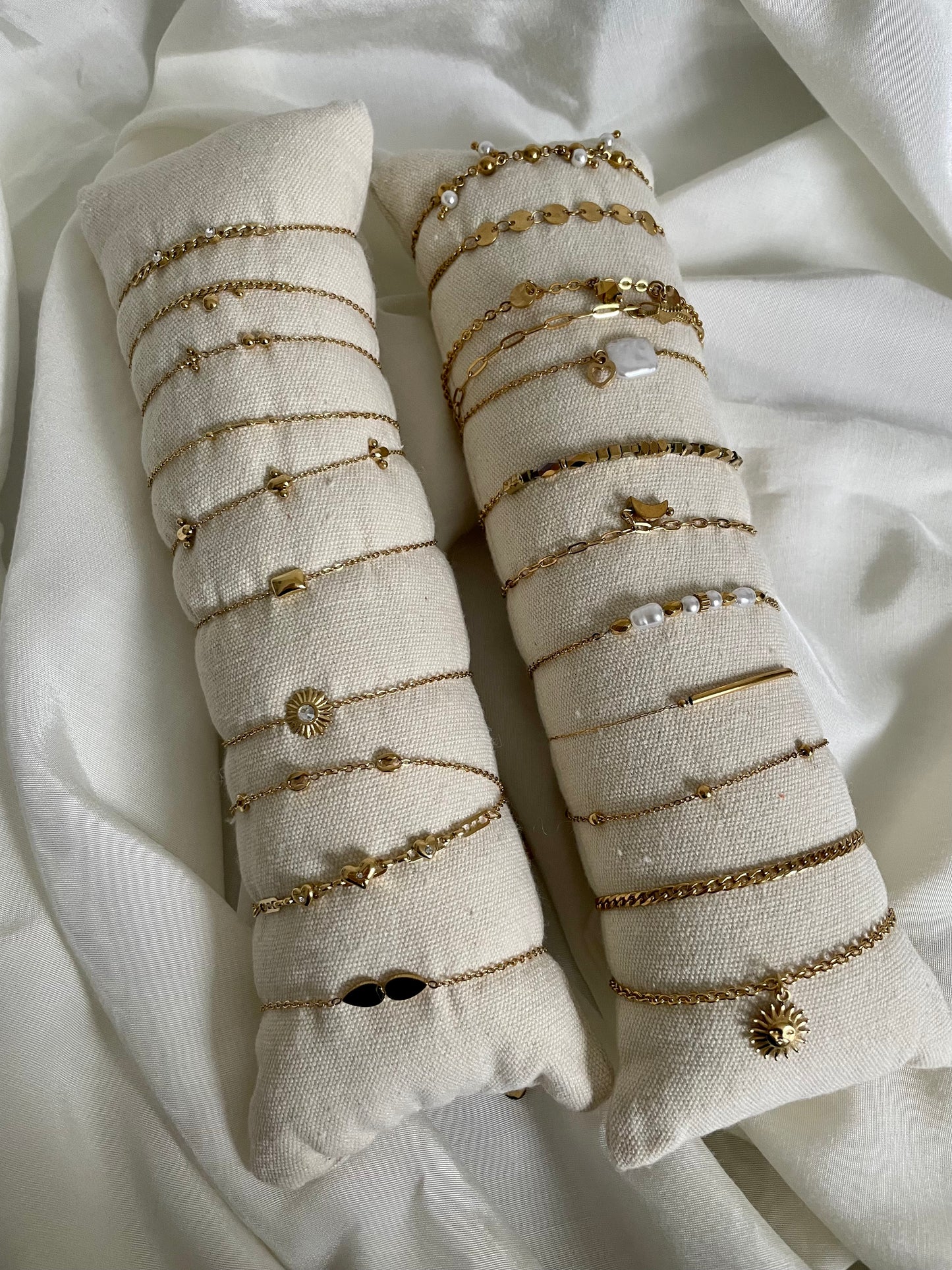 Edelstahl Armband Mixed Gold