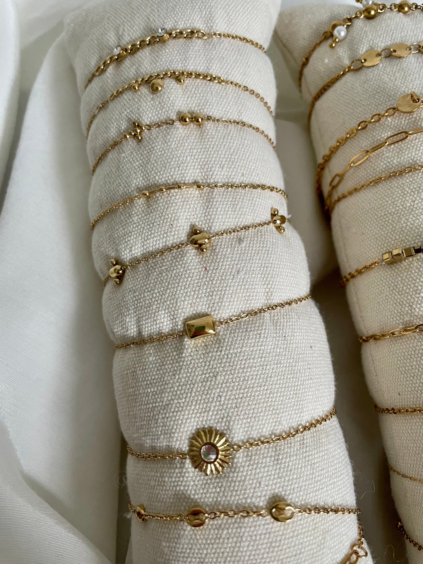 Edelstahl Armband Mixed Gold