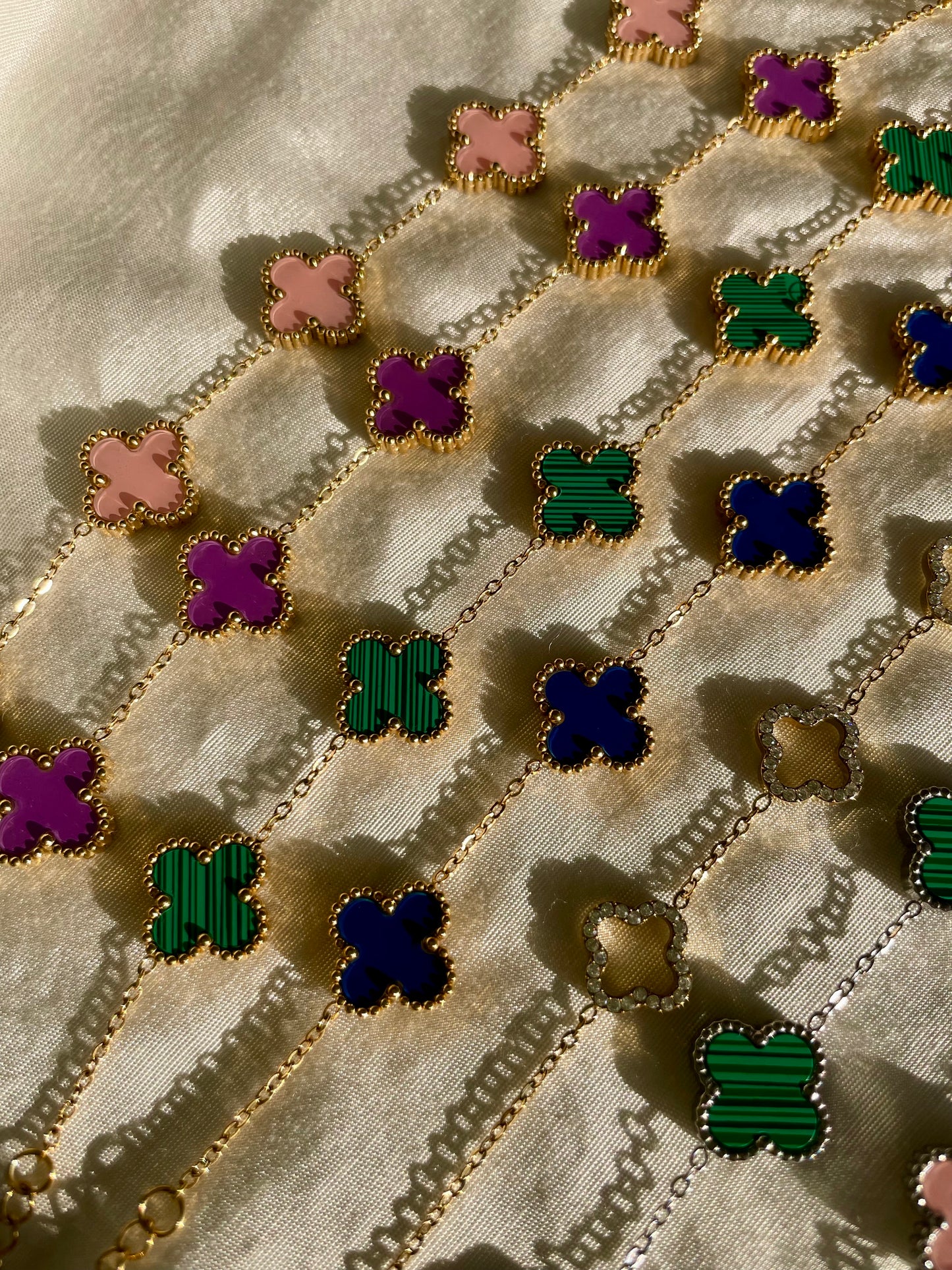 Edelstahl Armband Basic Clovers