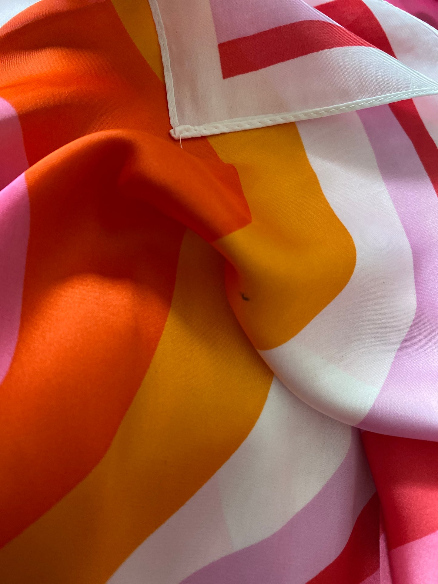 Kopftuch Satintuch Sommer Pink Rainbow