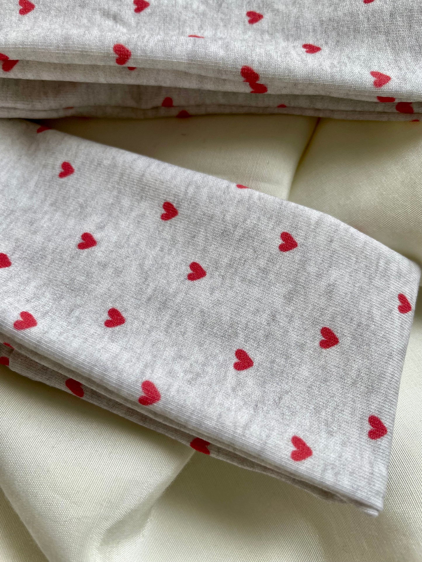 Jogaband Herz Grau Rot