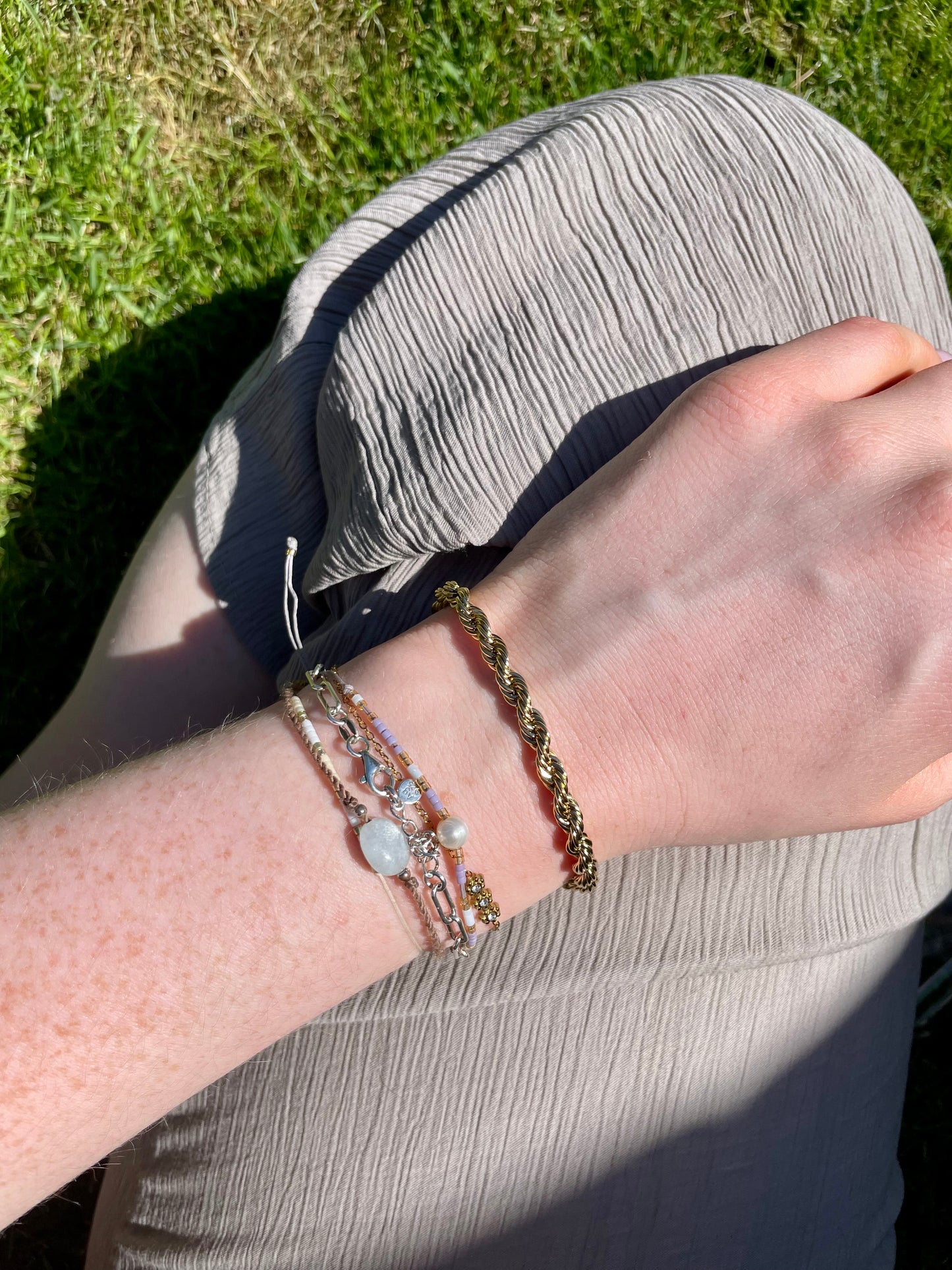 Edelstahl Armband Twist