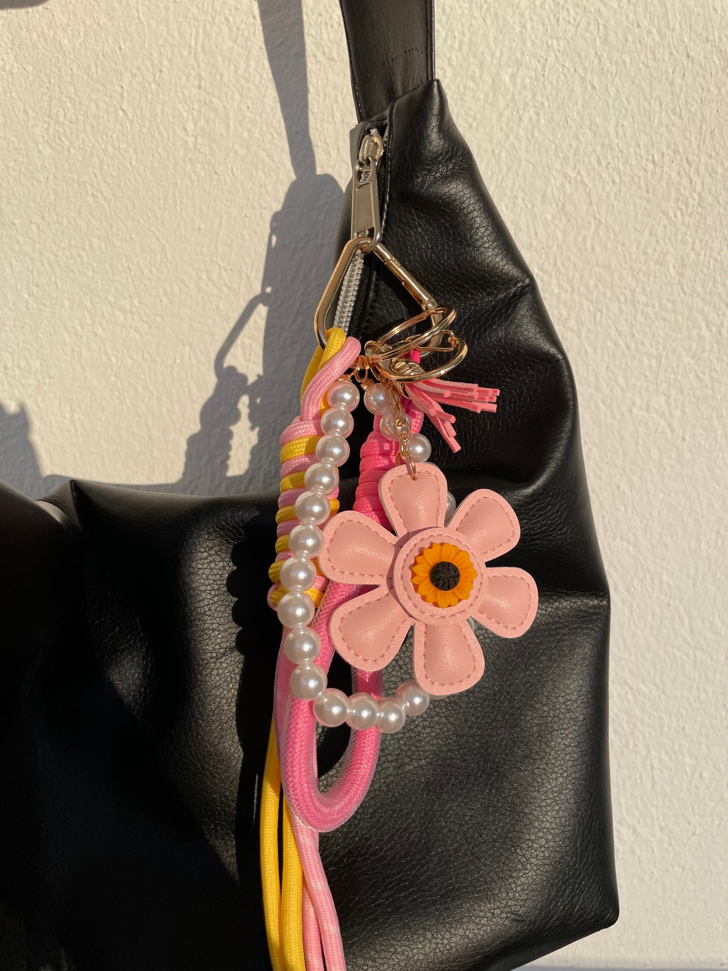 Keychain Taschenanhänger Pinky Flower Bagchain