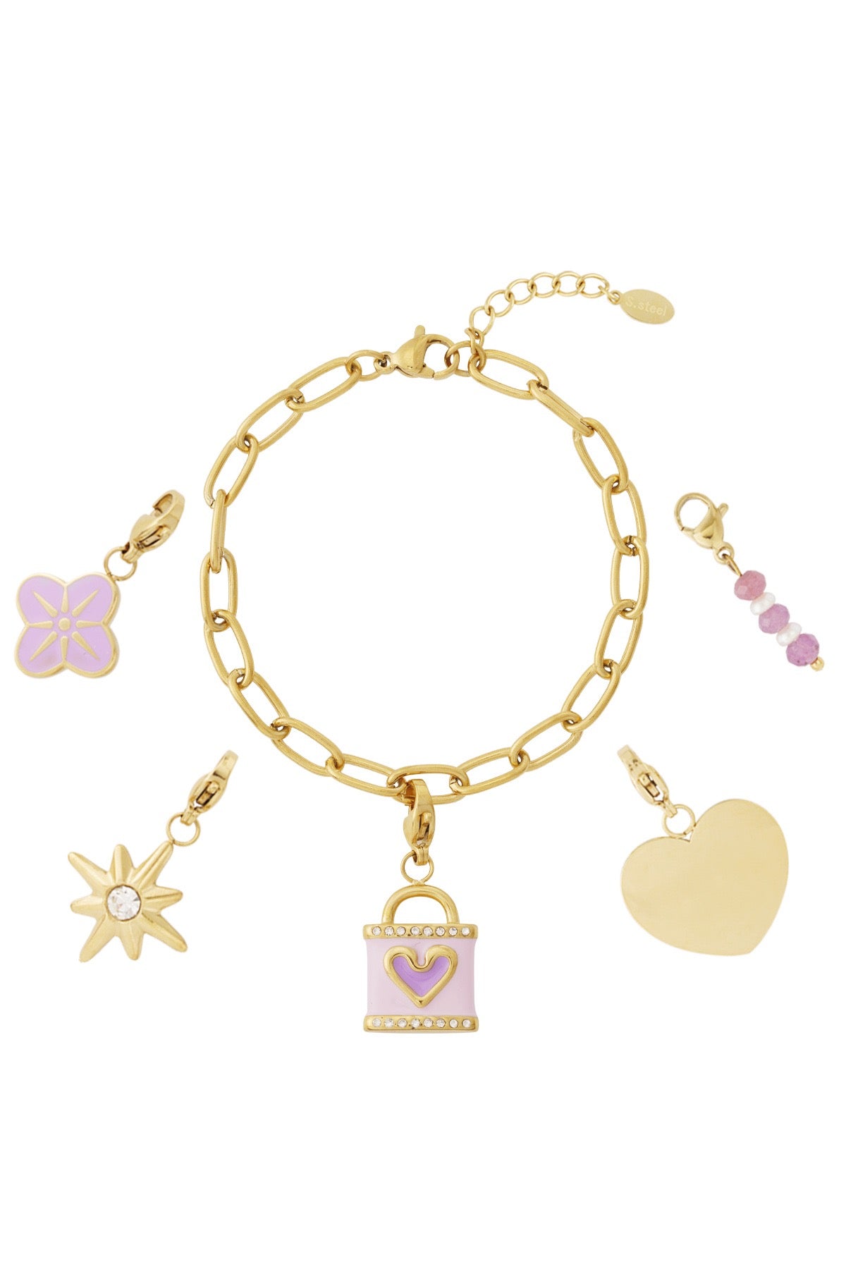 Charm Armband DIY Schloss
