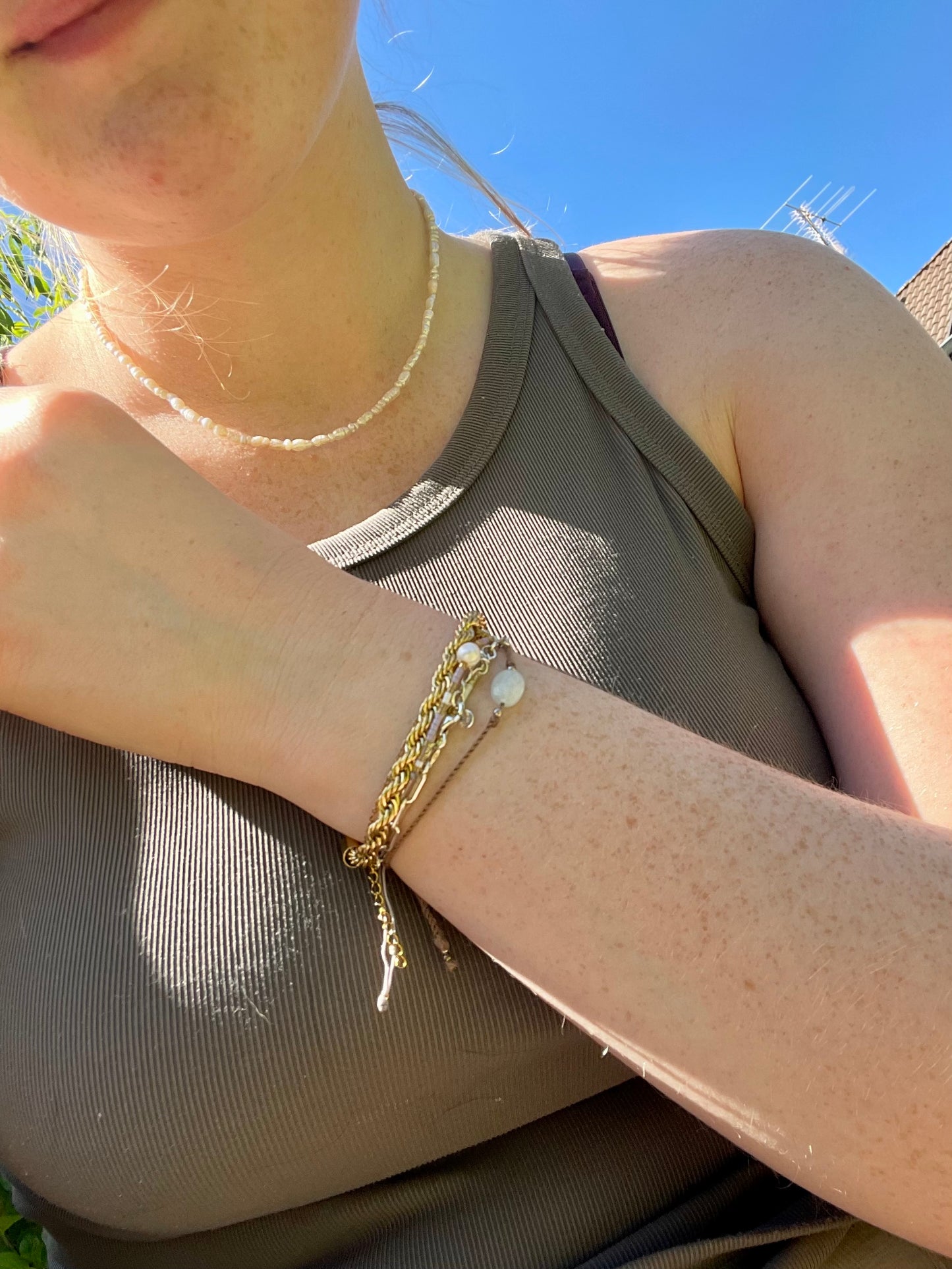 Edelstahl Armband Twist
