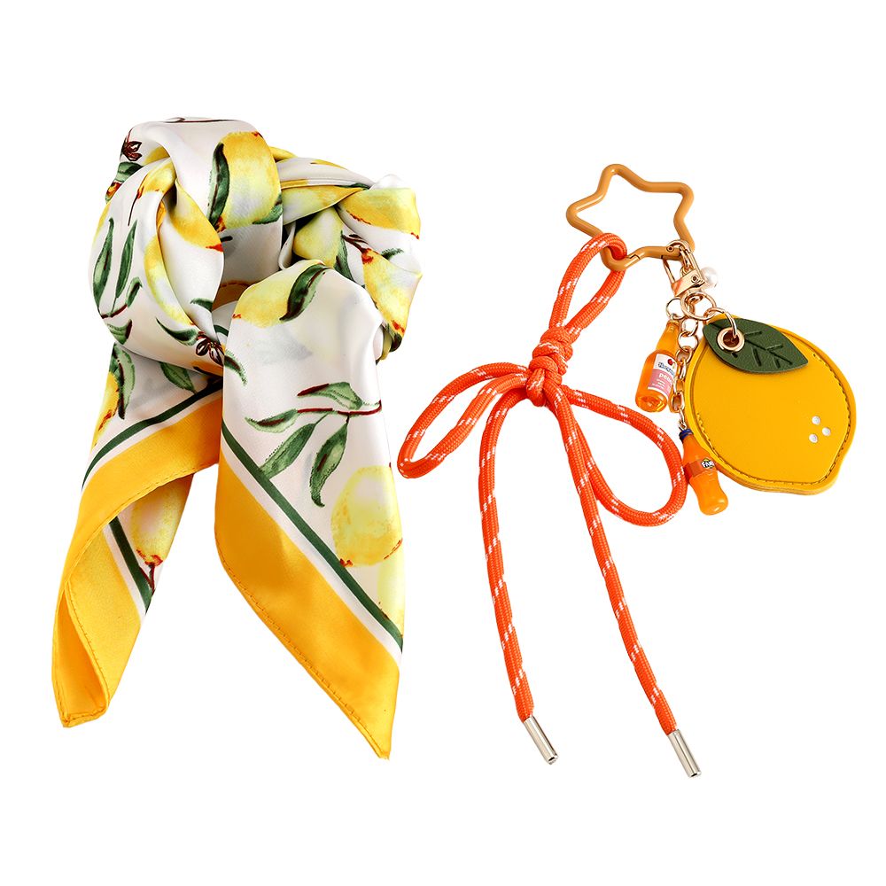 Keychain Taschenanhänger Orange Lemon & Silk