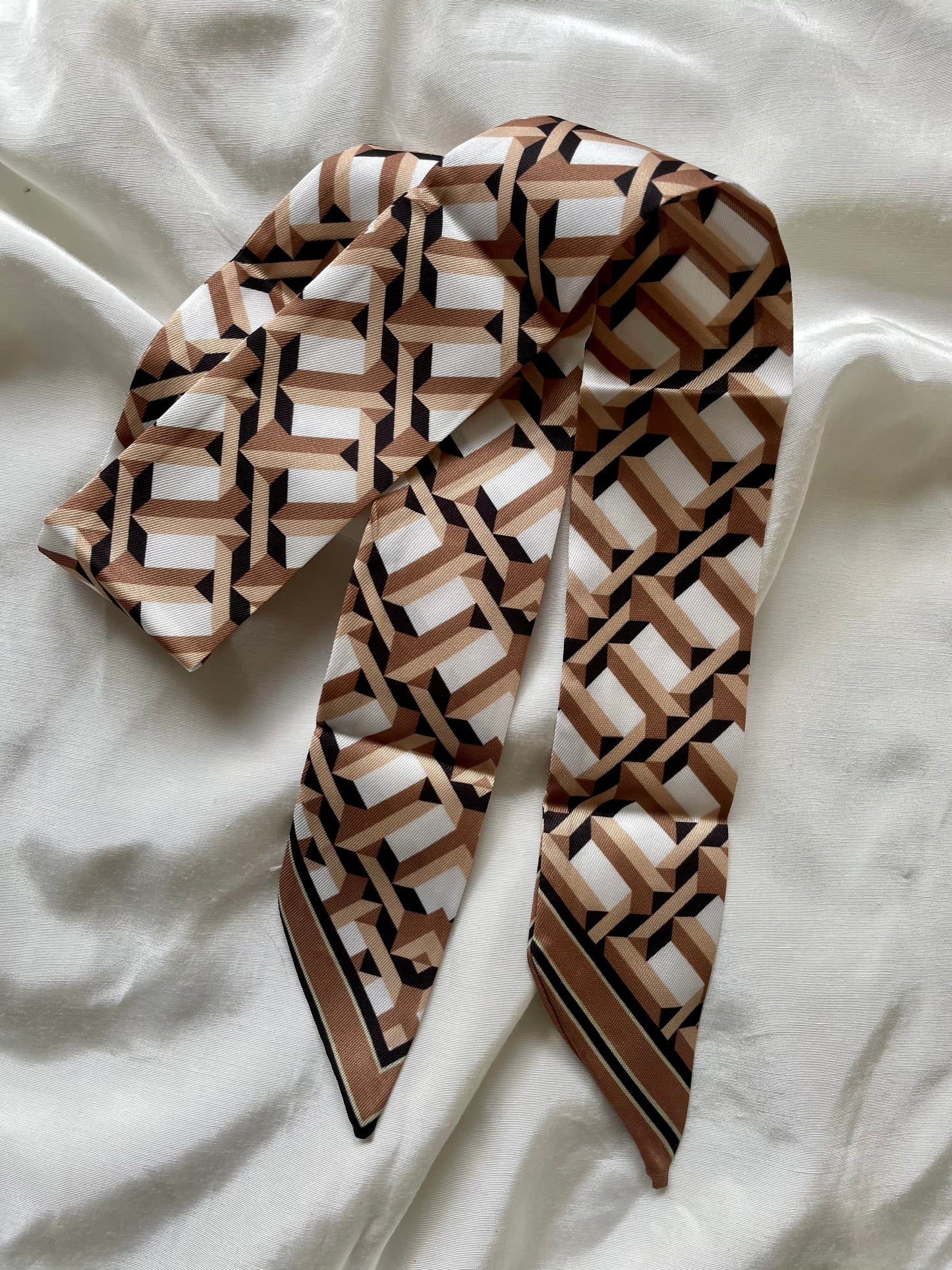 Haarschal Haarband Beige Classic