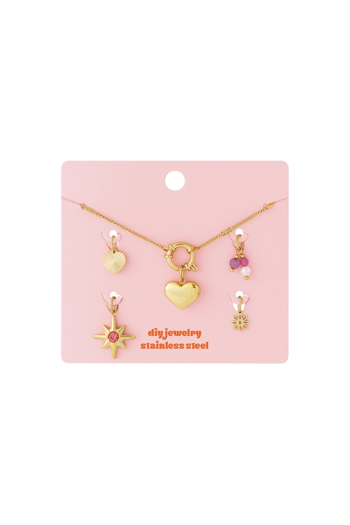 Charm Kette DIY Herz