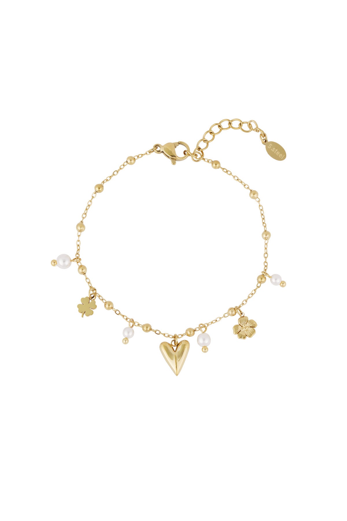 Edelstahl Armband Lucky Love