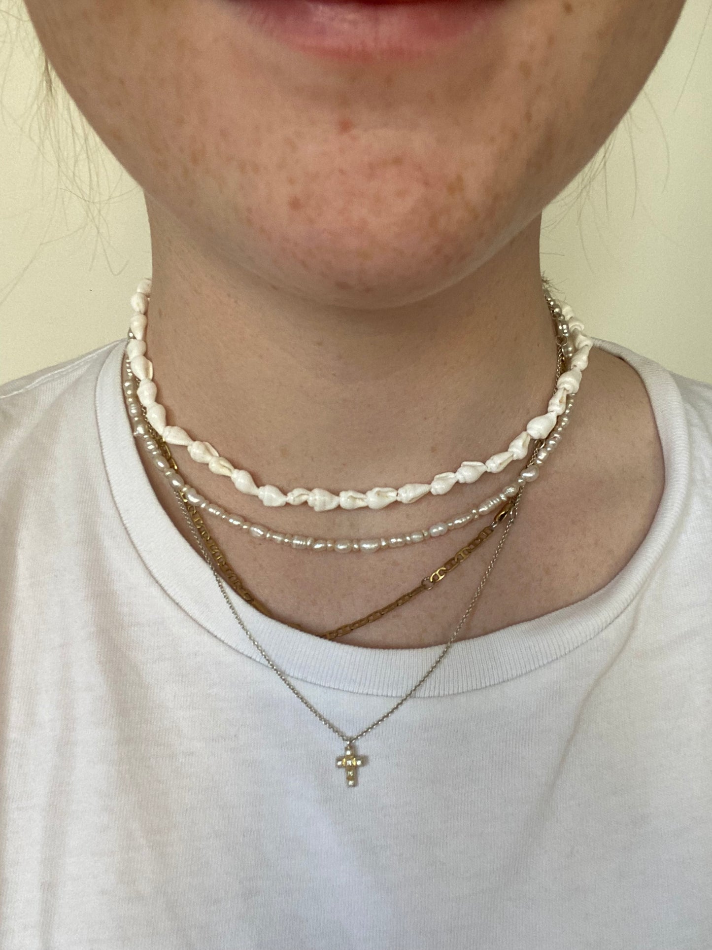Muschelkette Halskette Muscheln Unisex