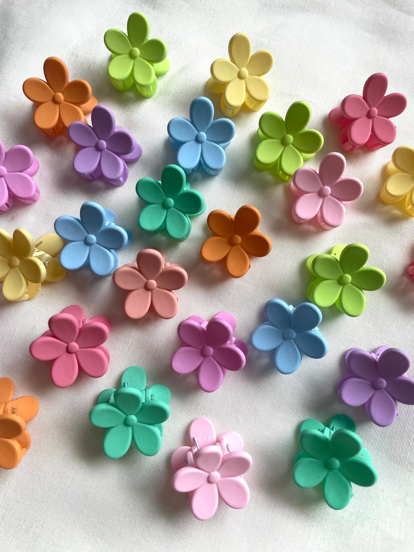 Haarspange Mini Blumen Bunt