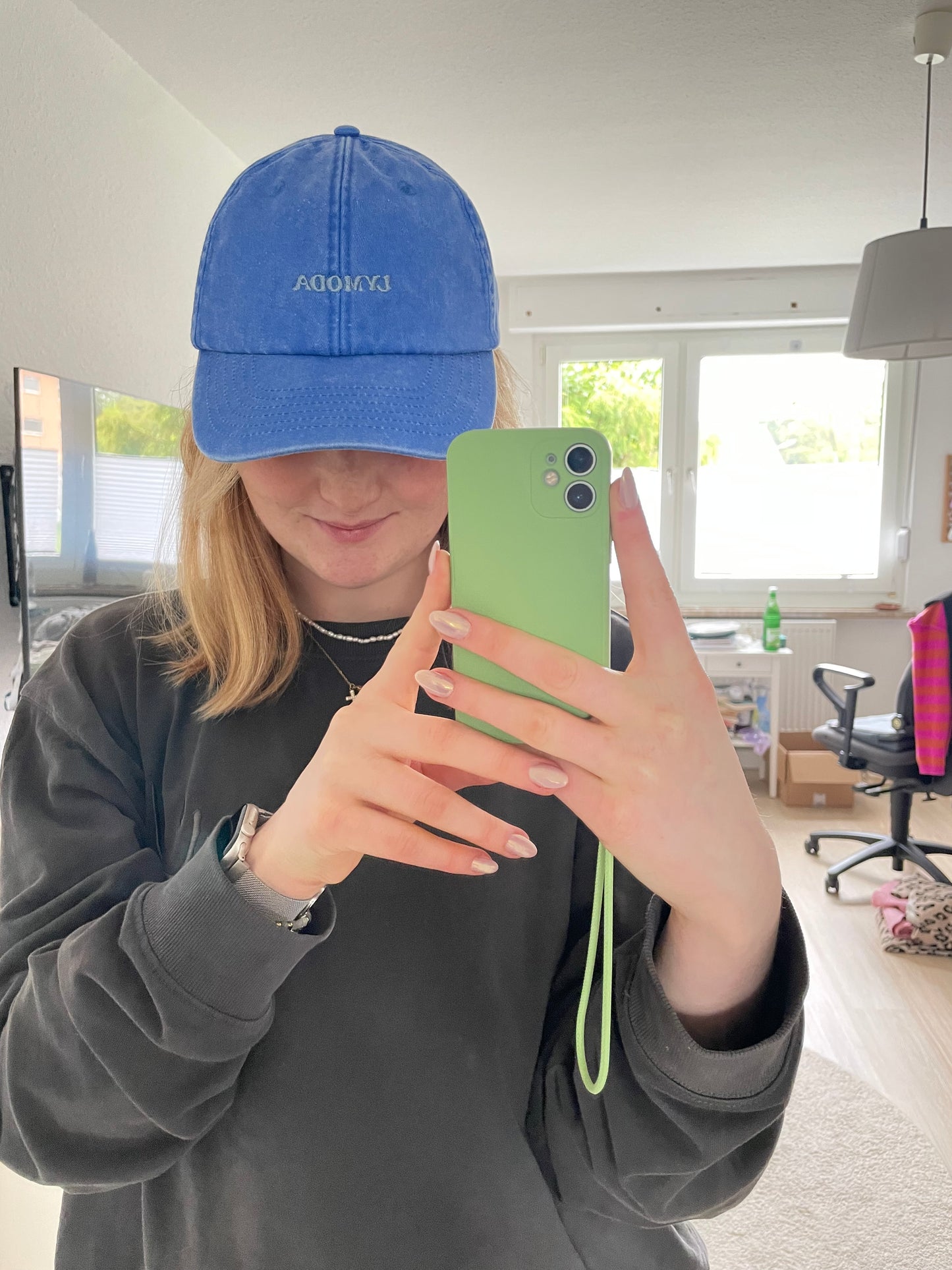 Vintage Cap - Lymoda Blau