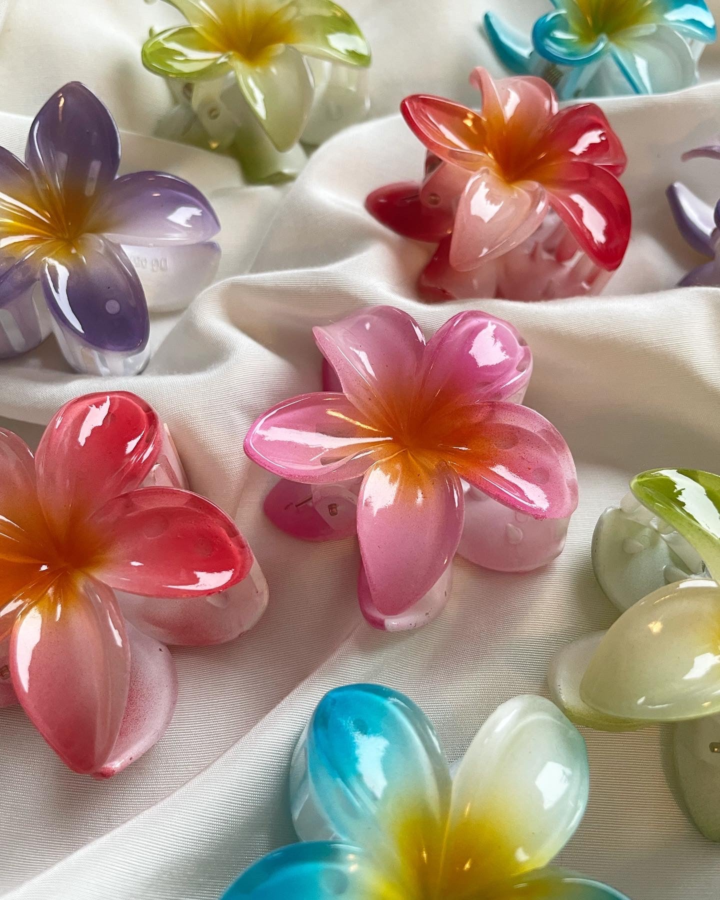 Blumen Haarspange Sommer Hawaii
