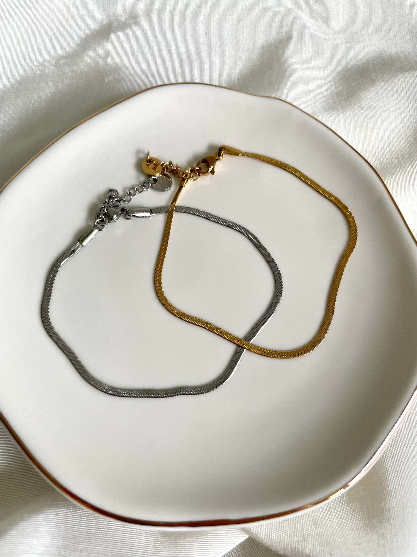 Edelstahl Armband Snake