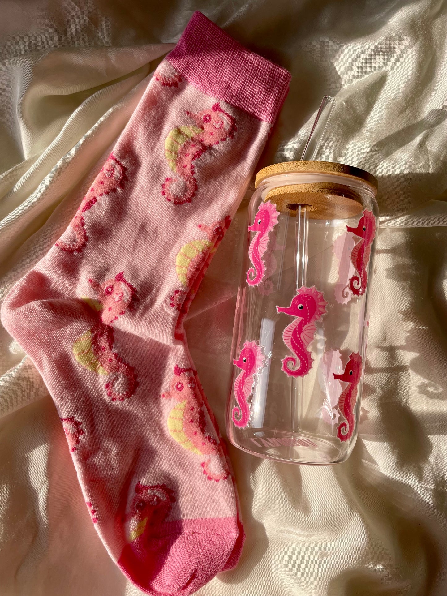 Seepferdchen Glas