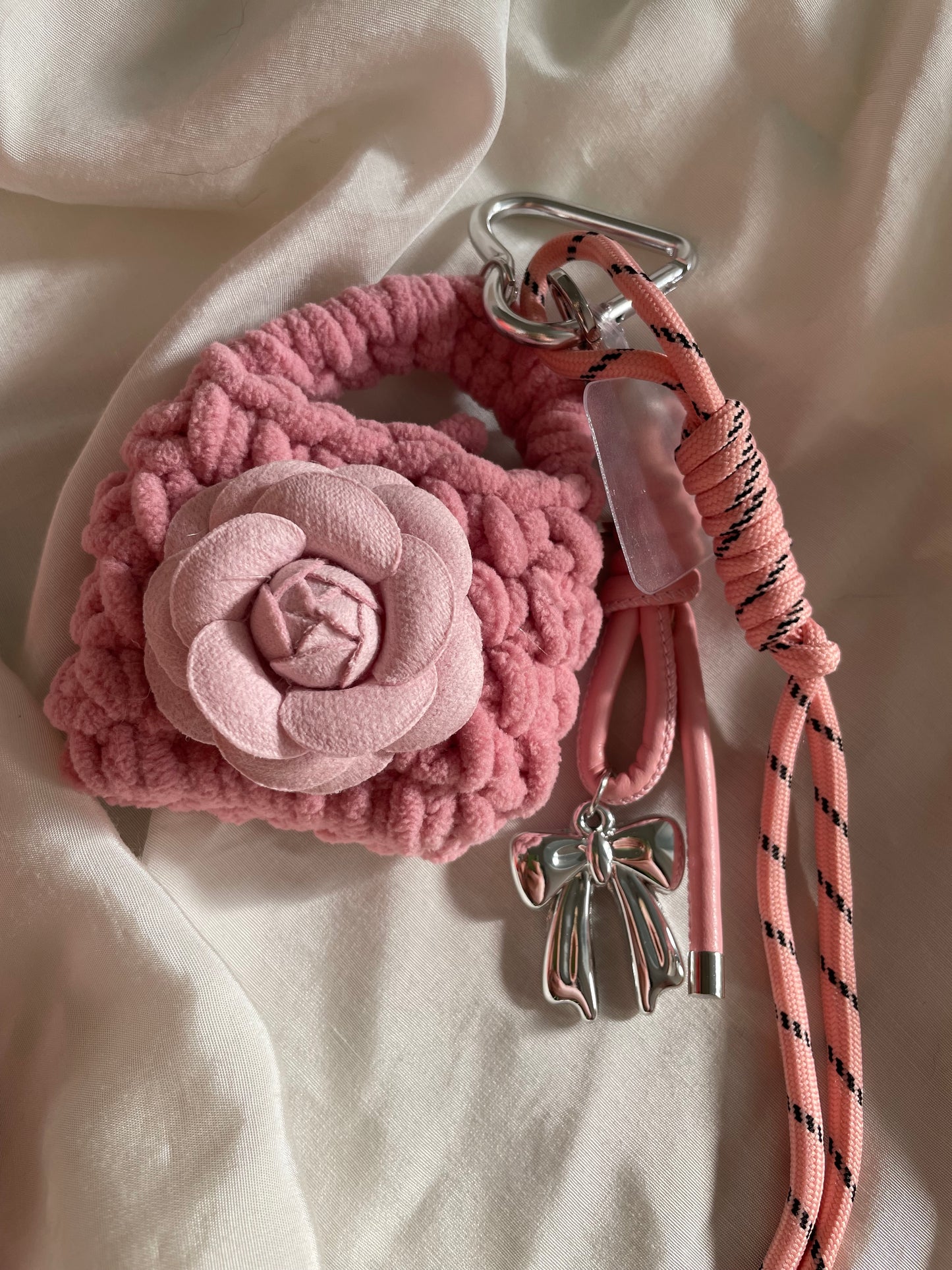 Keychain Taschenanhänger Flower Bag