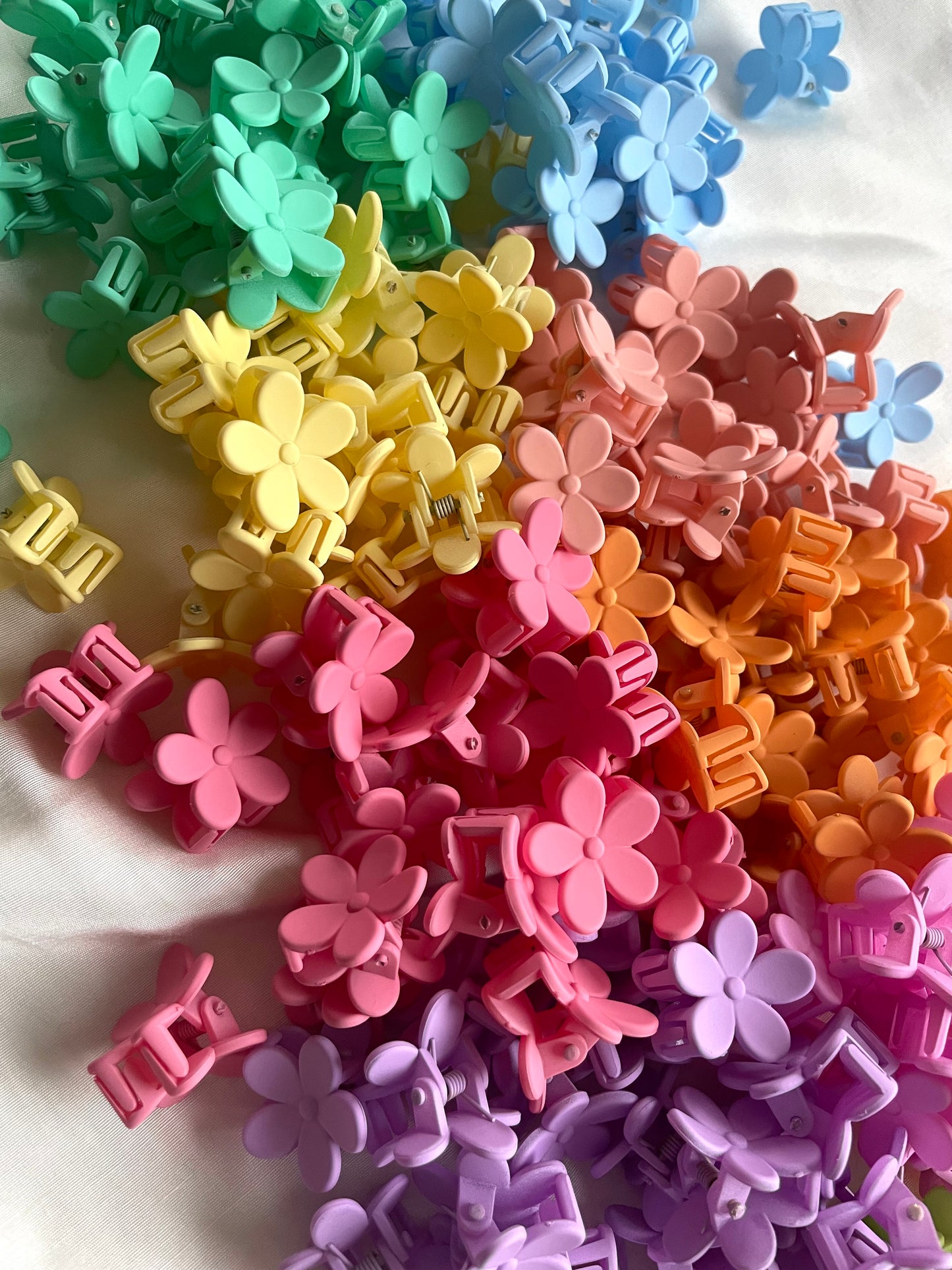 Haarspange Mini Blumen Bunt