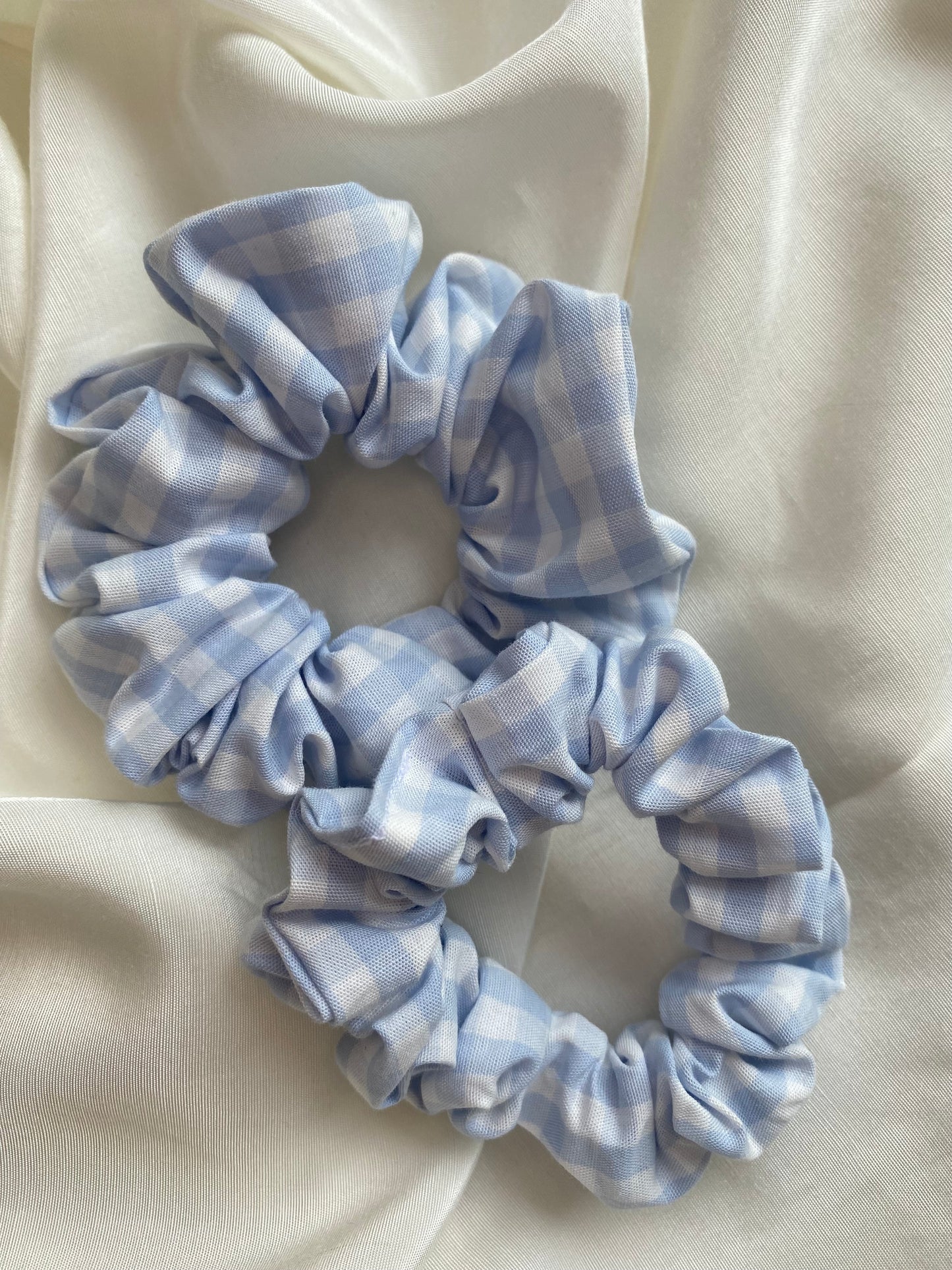 Scrunchie Set Blau Frühling