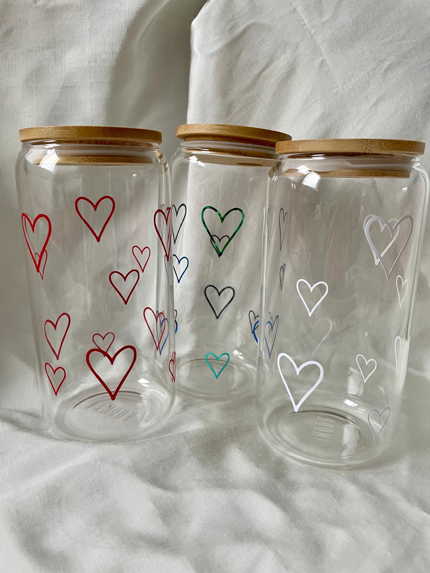 Valentinstag Set Glas