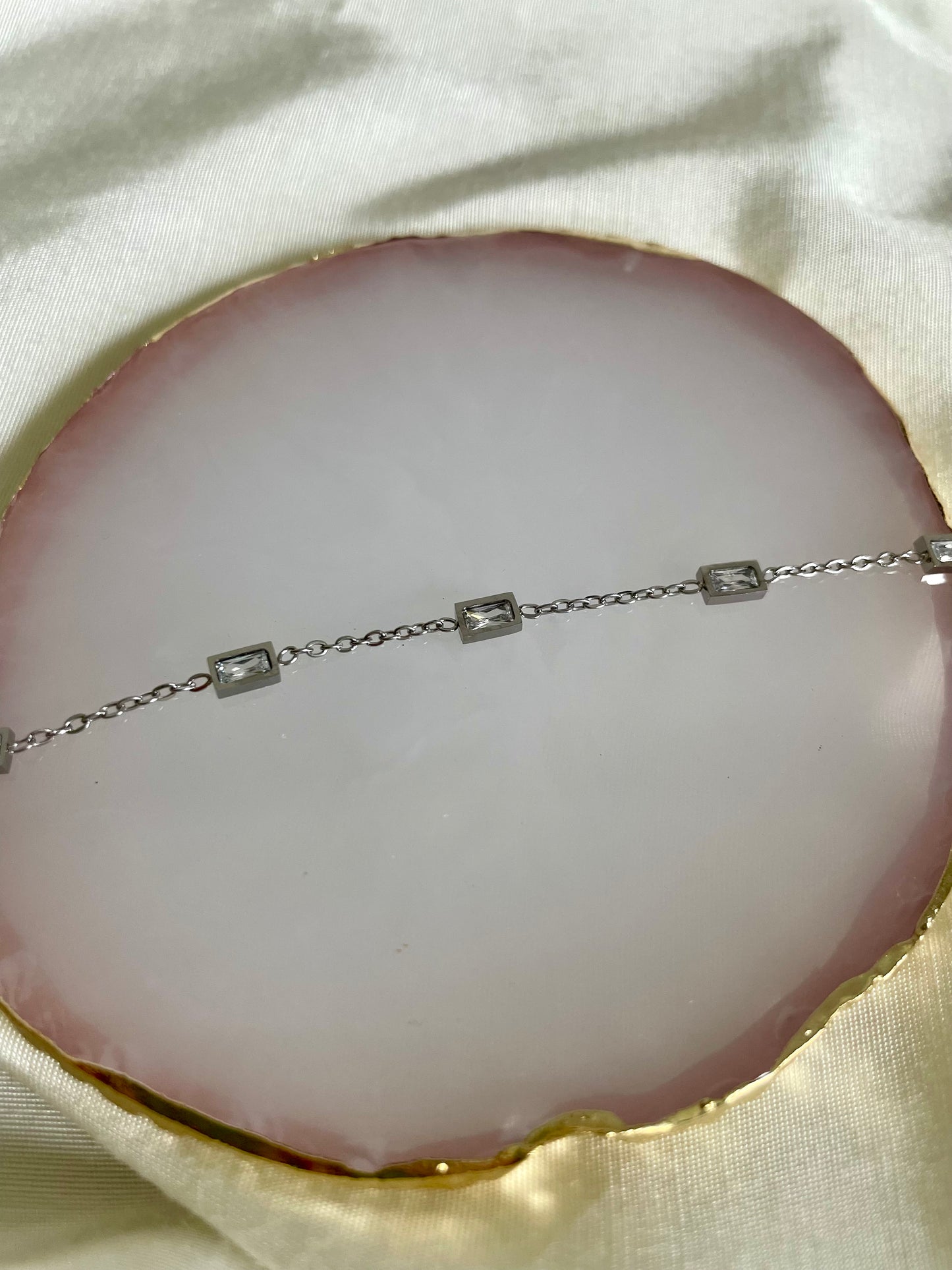 Edelstahl Armband 5 Diamonds