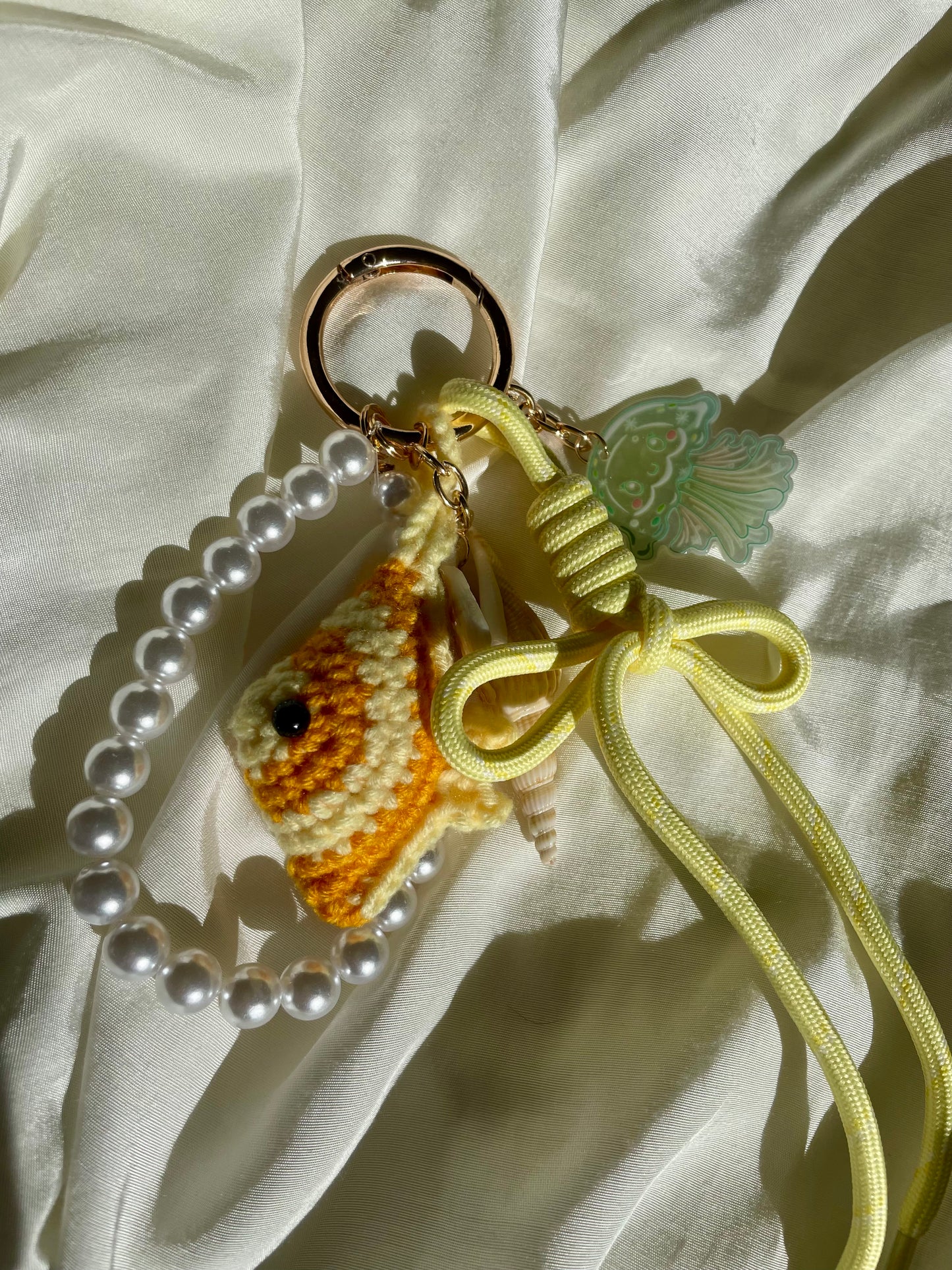 Keychain Taschenanhänger Fish & Conch Bagchain